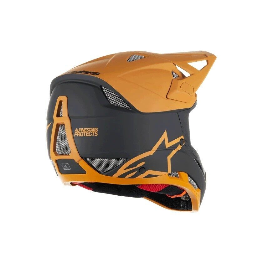 casca alpinestars missile tech racer helmet black dark gold matt l 1