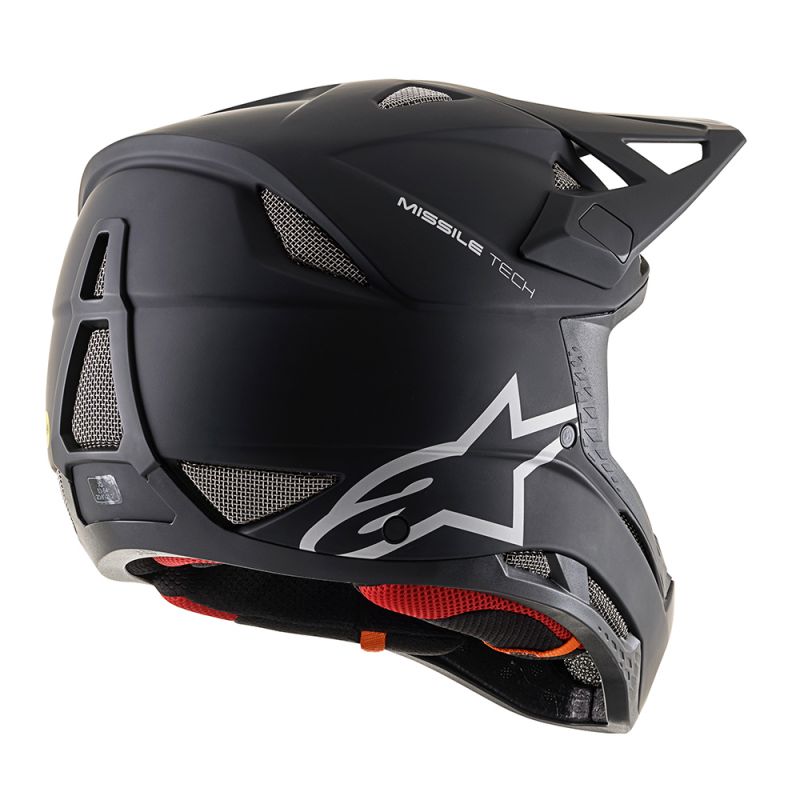 Casca Alpinestars Missile tech Solid Black Matt S (51-55 cm)