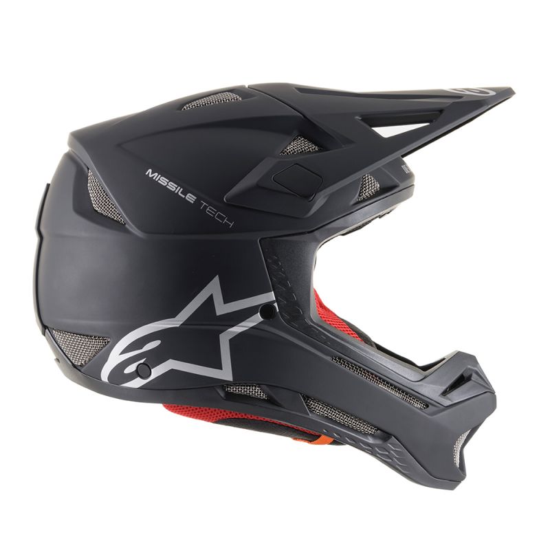 Casca Alpinestars Missile tech Solid Black Matt XL (61-62 cm)