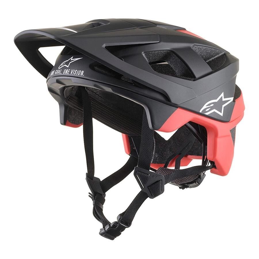 casca alpinestars vector pro atom negru rosu mat s 51 55 cm