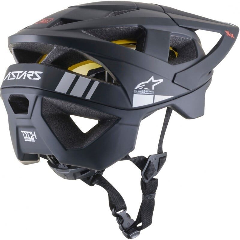 casca alpinestars vector tech a1 negru lucios gri mat m 55 59 cm 1
