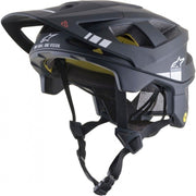 casca alpinestars vector tech a1 negru lucios gri mat m 55 59 cm
