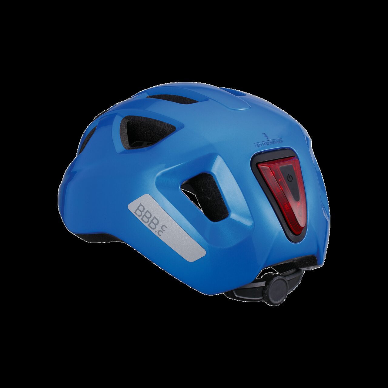 casca bbb sonar cu led bhe 171 glossy blue m 52 58 cm 1