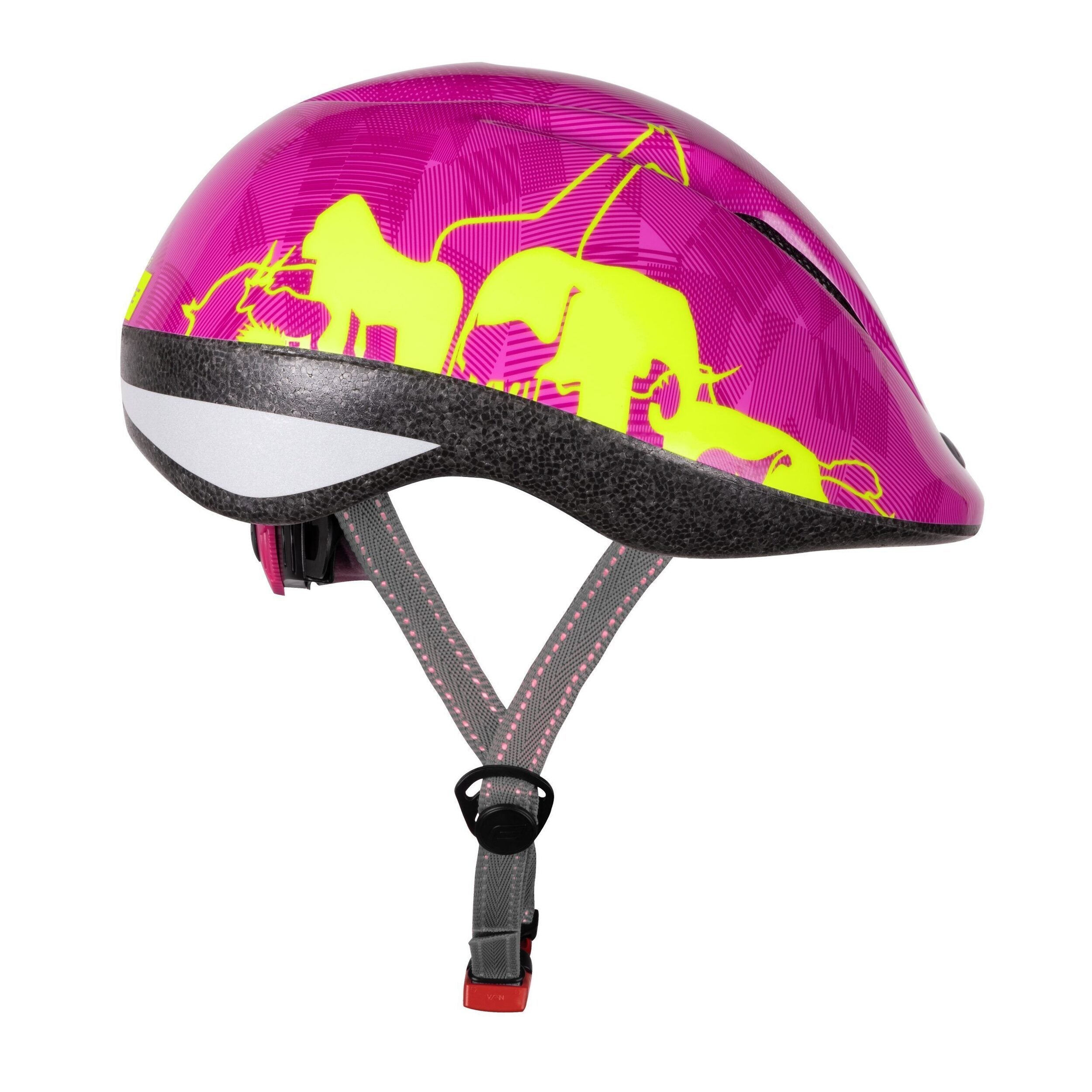 casca copii force fun animals fluo pink m 52 56 cm 2 scaled