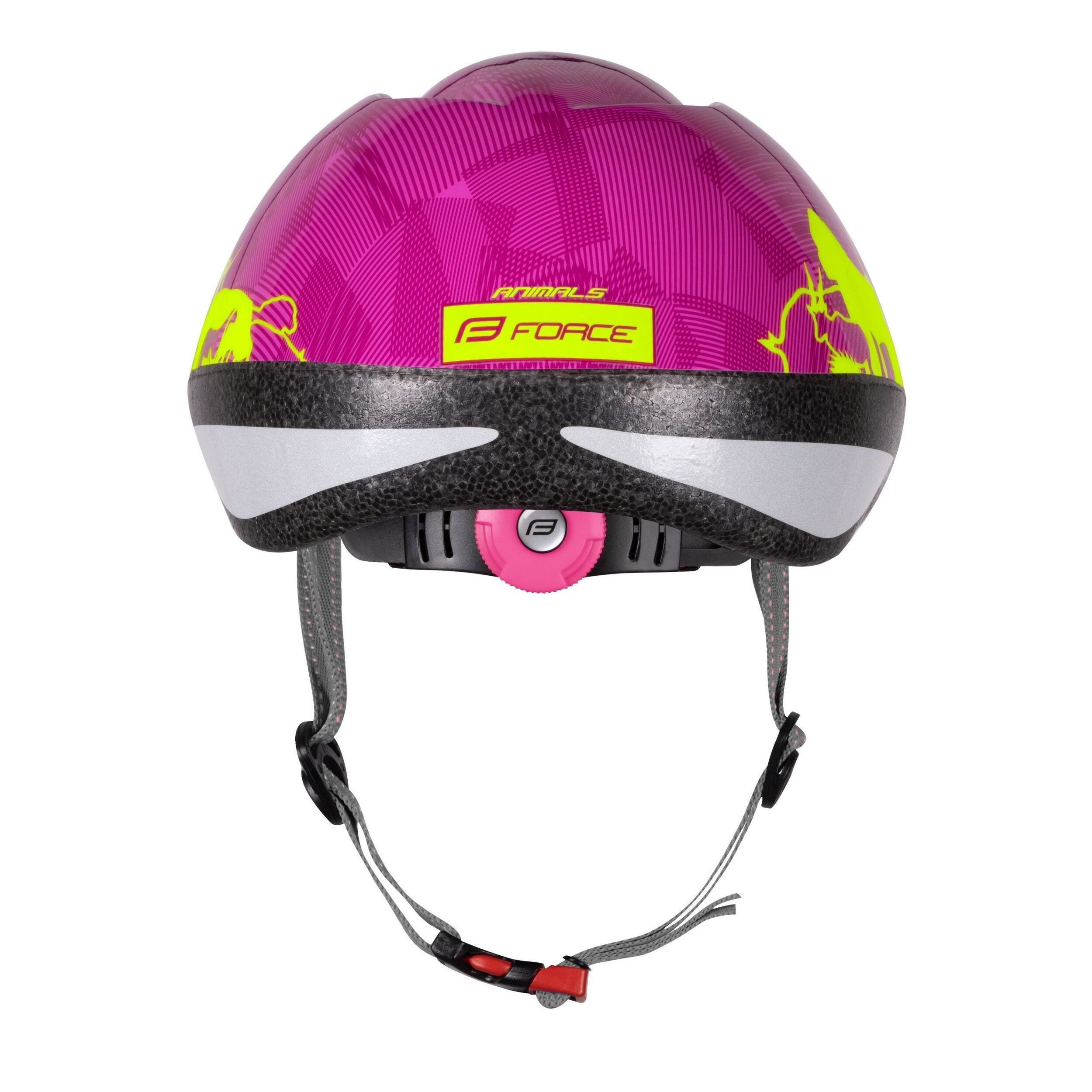 casca copii force fun animals fluo pink m 52 56 cm 4 scaled