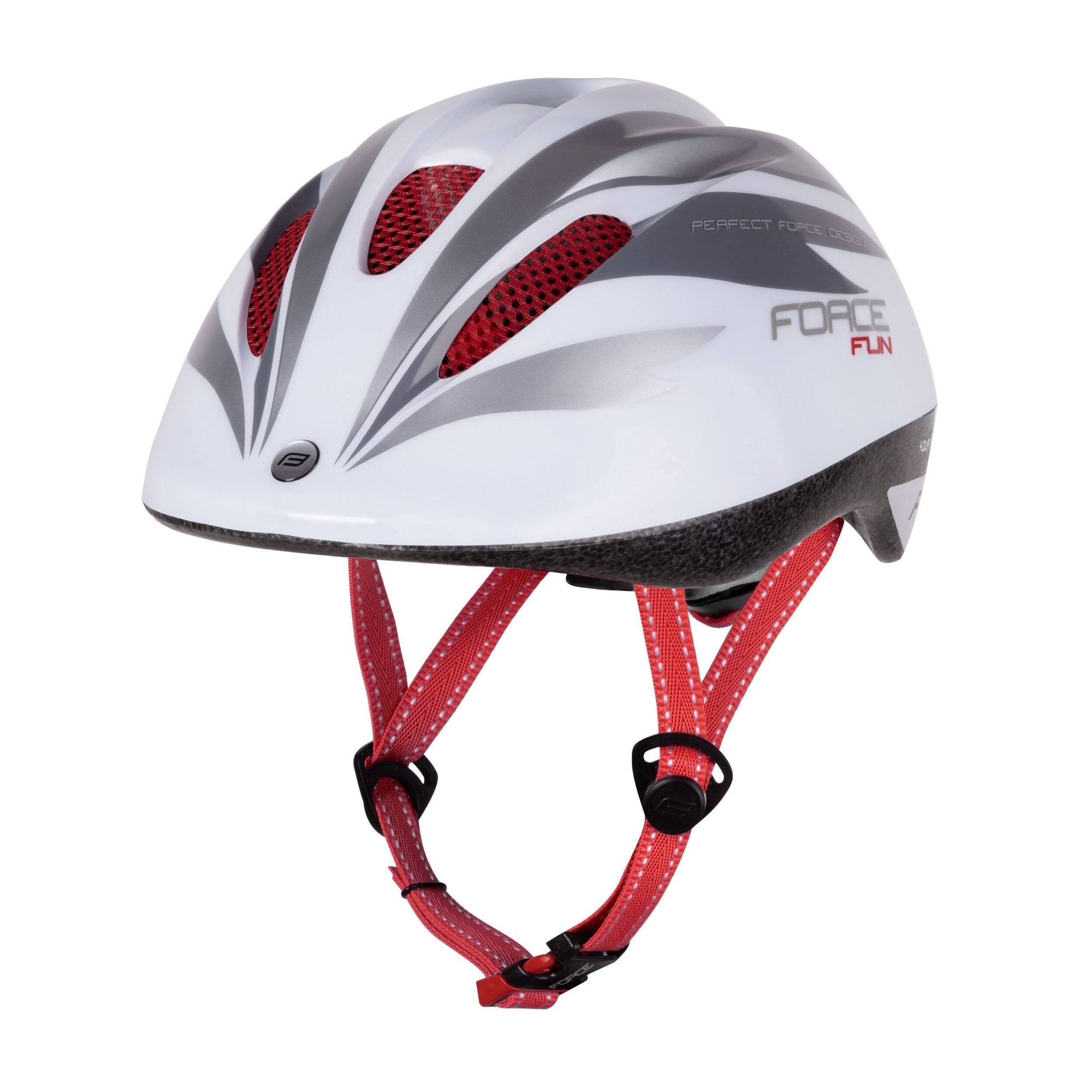 casca copii force fun stripes alb gri m 52 56 cm scaled