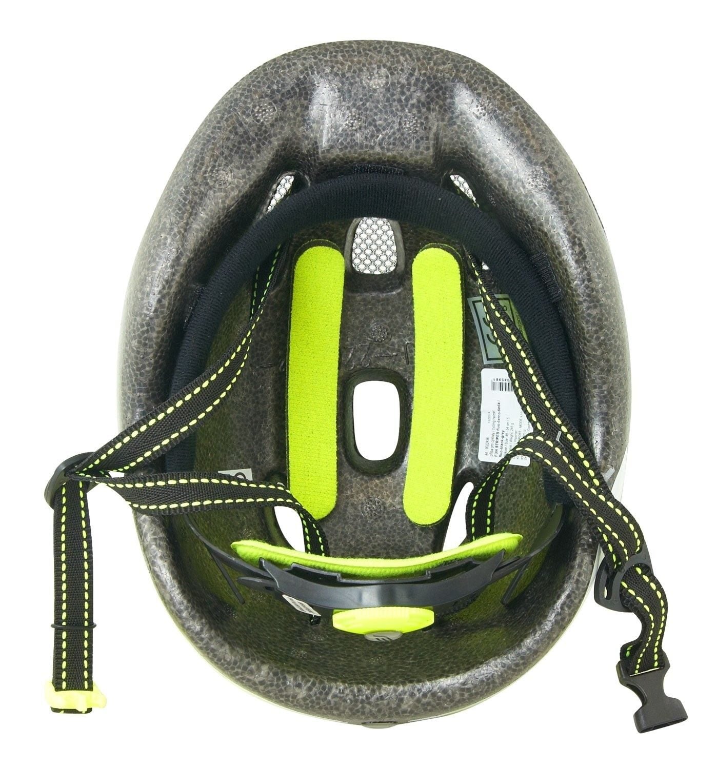casca copii force fun stripes fluo negru gri m 52 56 cm 5