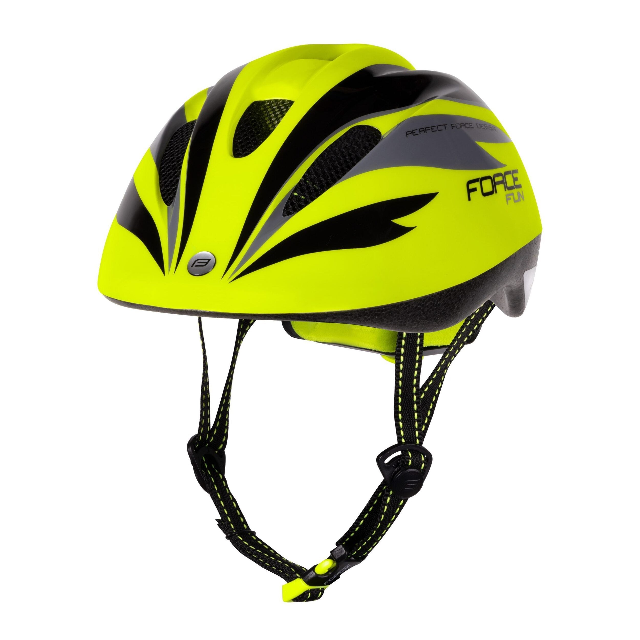 casca copii force fun stripes fluo negru gri s 48 54 cm scaled