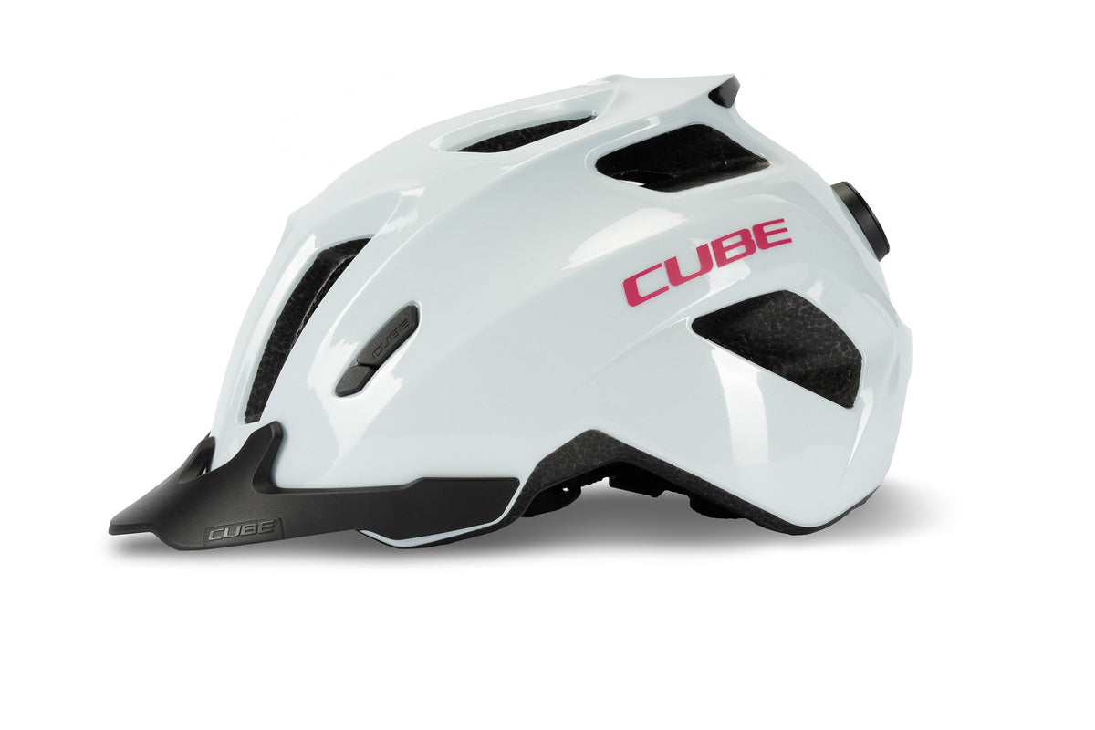 Casca CUBE Fink Flash White/Pink