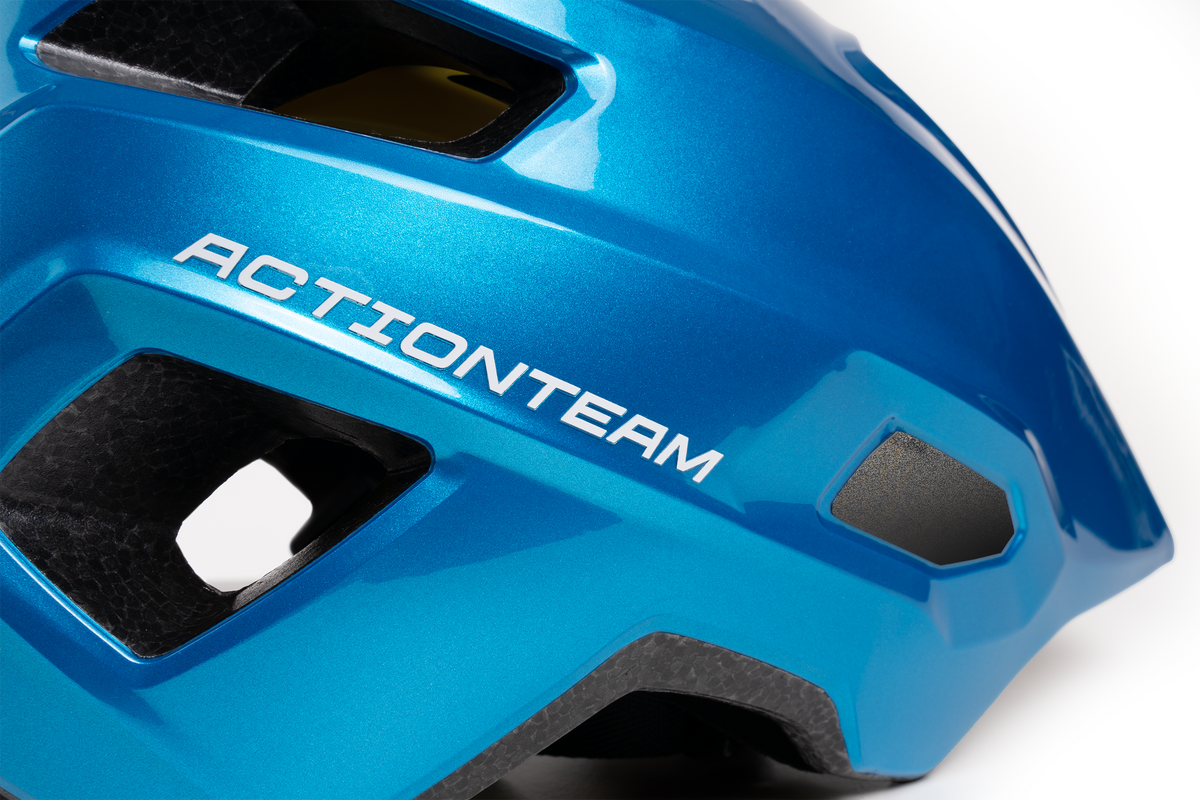 Casca CUBE Linok x Actionteam Blue