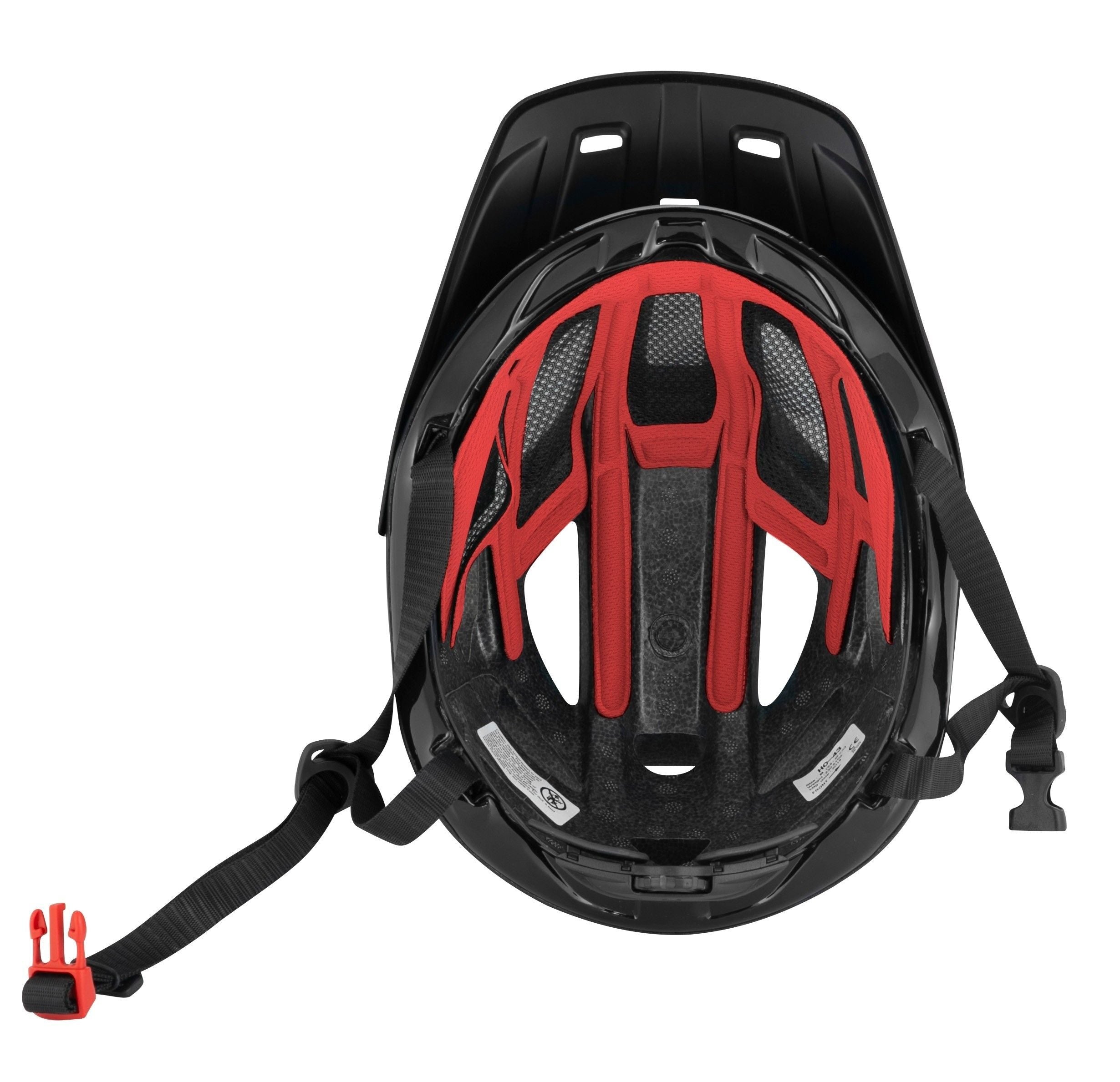 casca force aves mtb e bike rosu negru mat l xl 58 61 cm 5