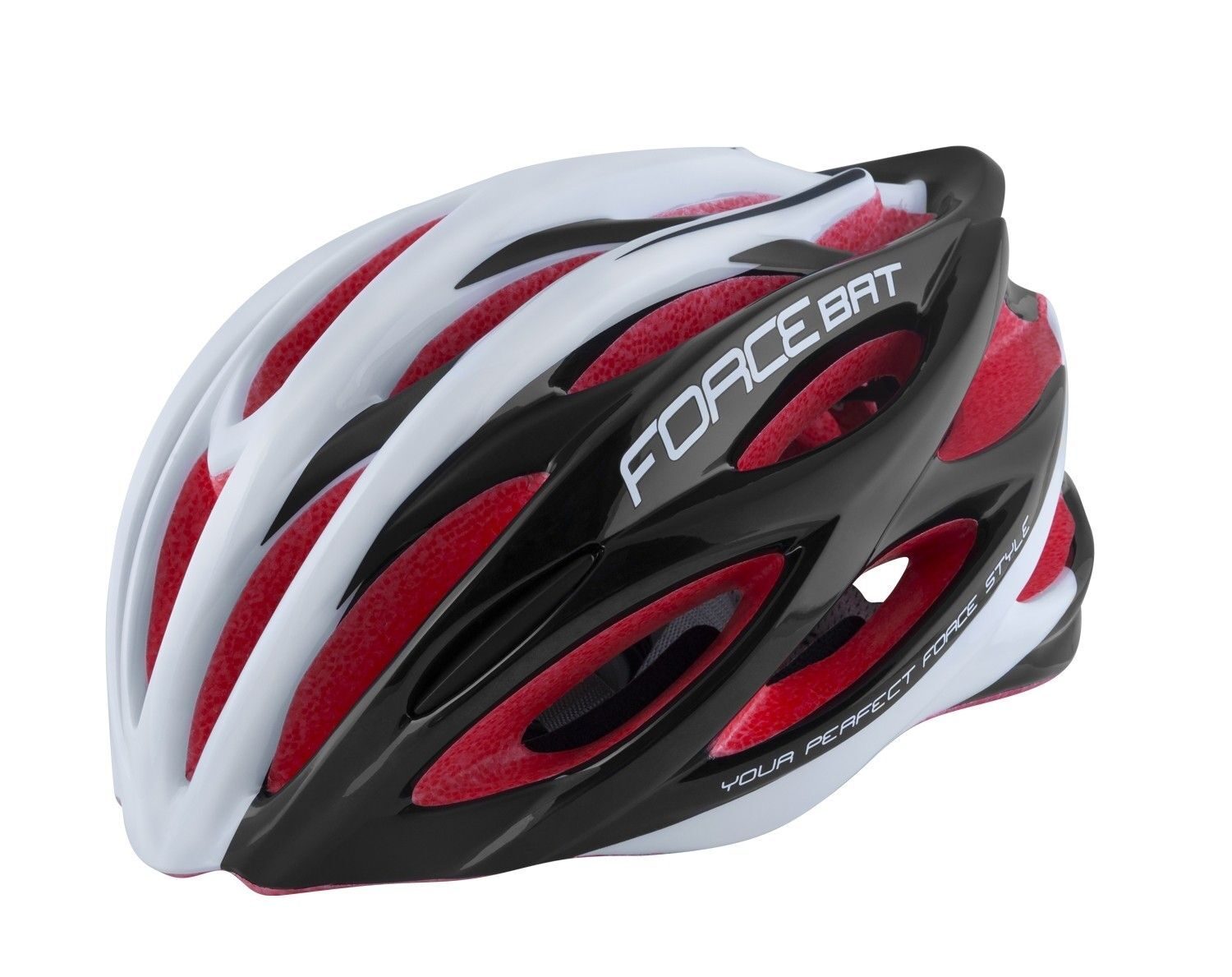 casca force bat negru alb rosu l xl 57 61 cm 3
