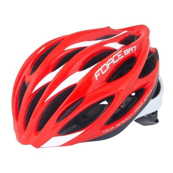 casca force bat rosu alb s m 54 58 cm