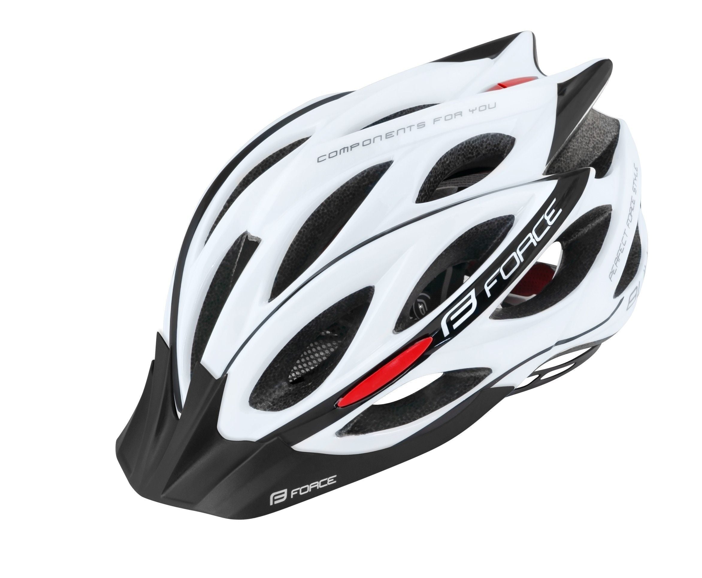 casca force bull alb negru l xl 58 61 cm 3