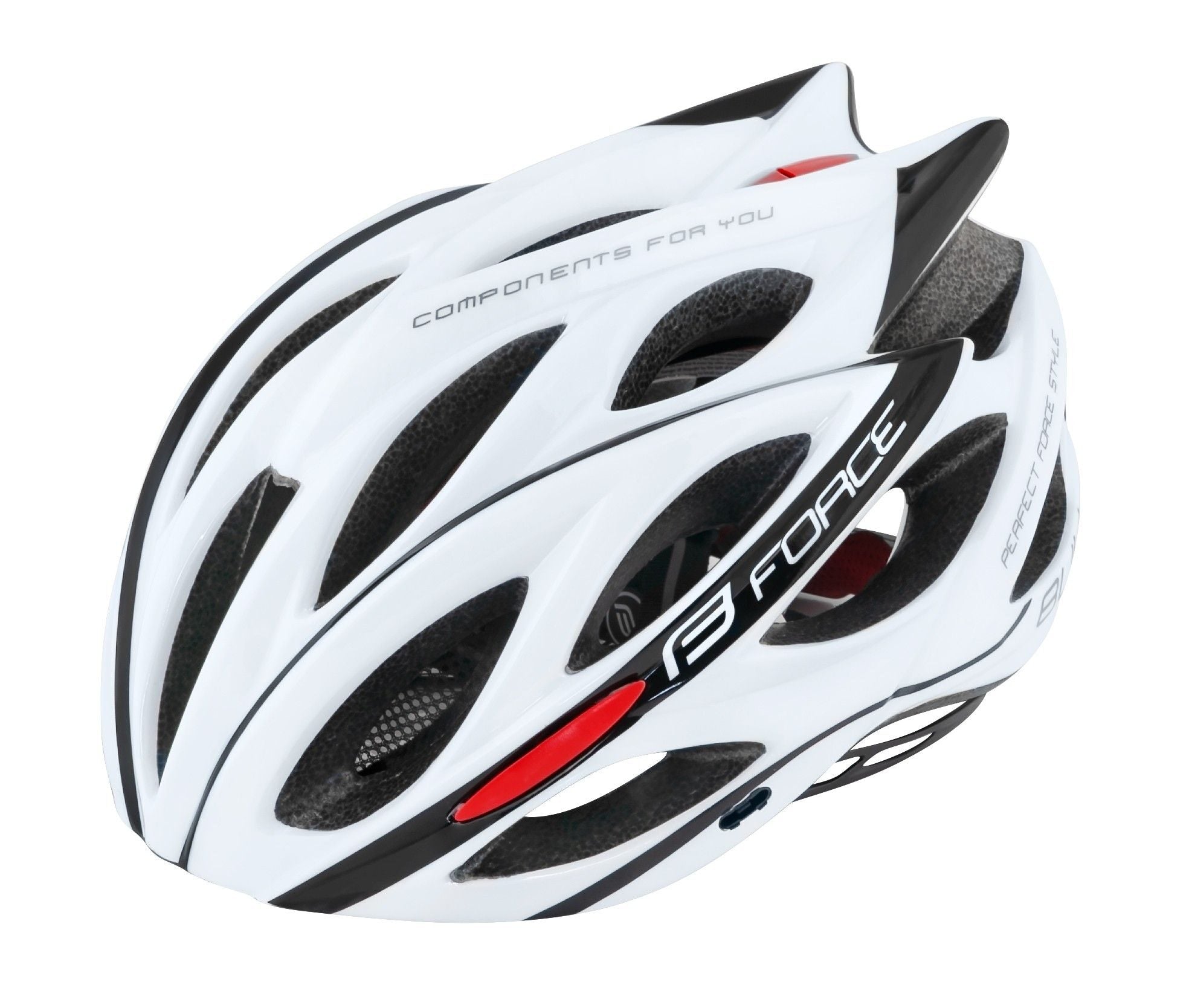 casca force bull alb negru s m 54 58 cm