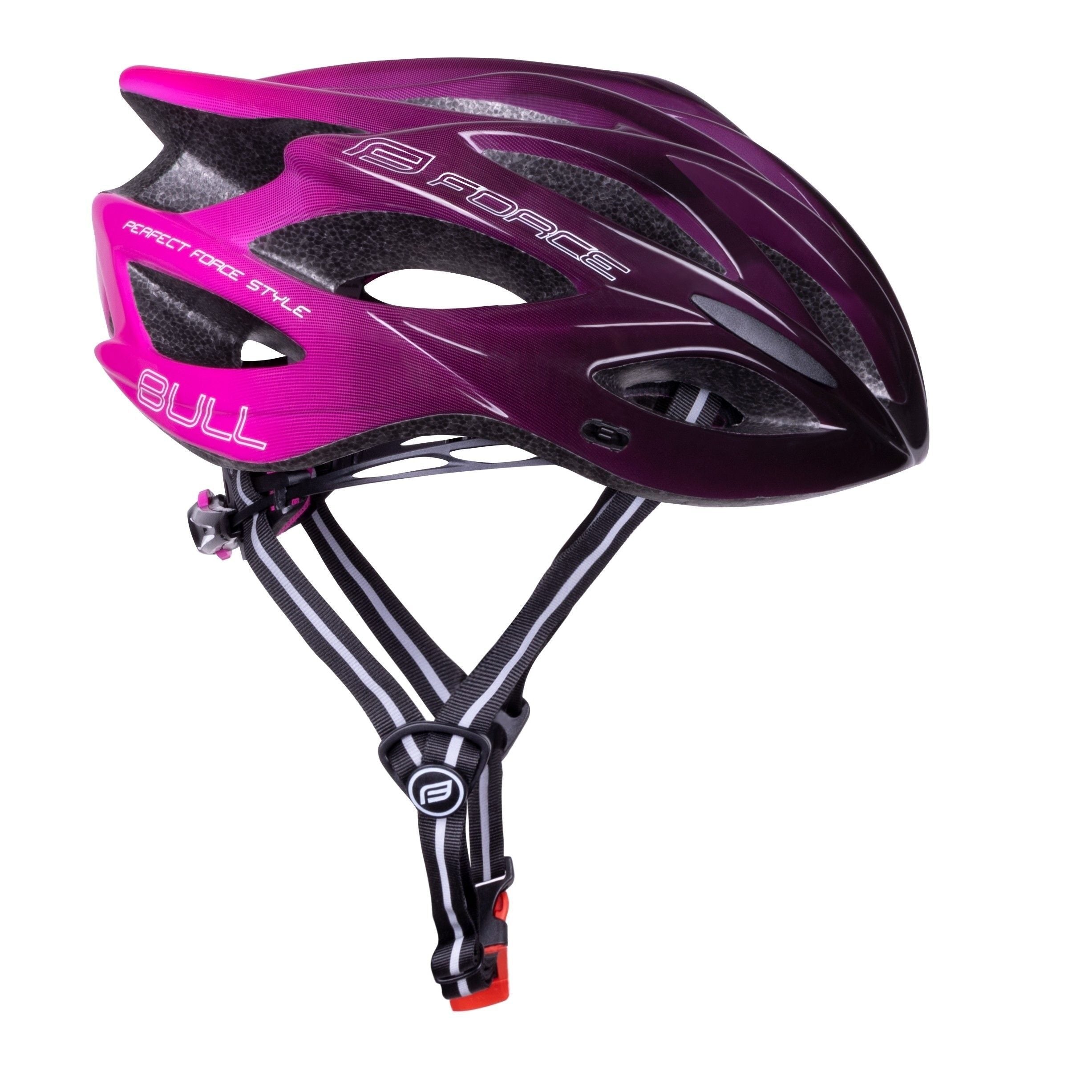 casca force bull hue negru roz s m 54 58 cm 2