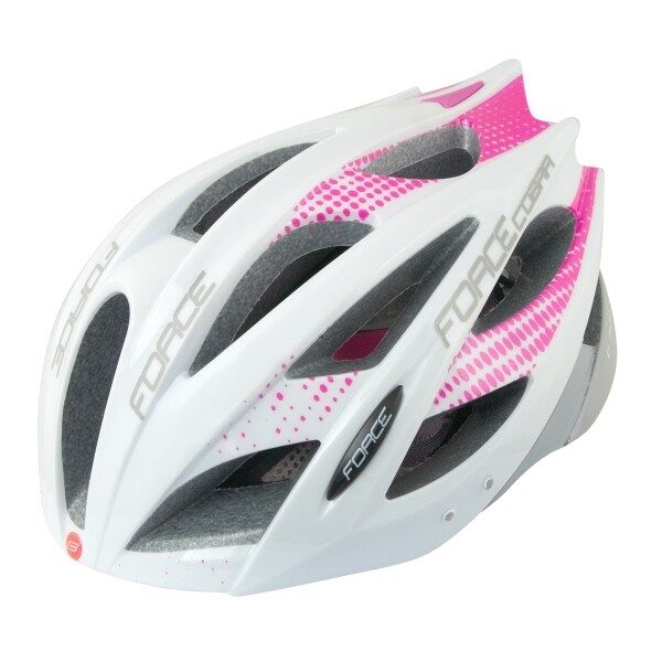 casca force cobra alb roz gri l xl 58 63 cm