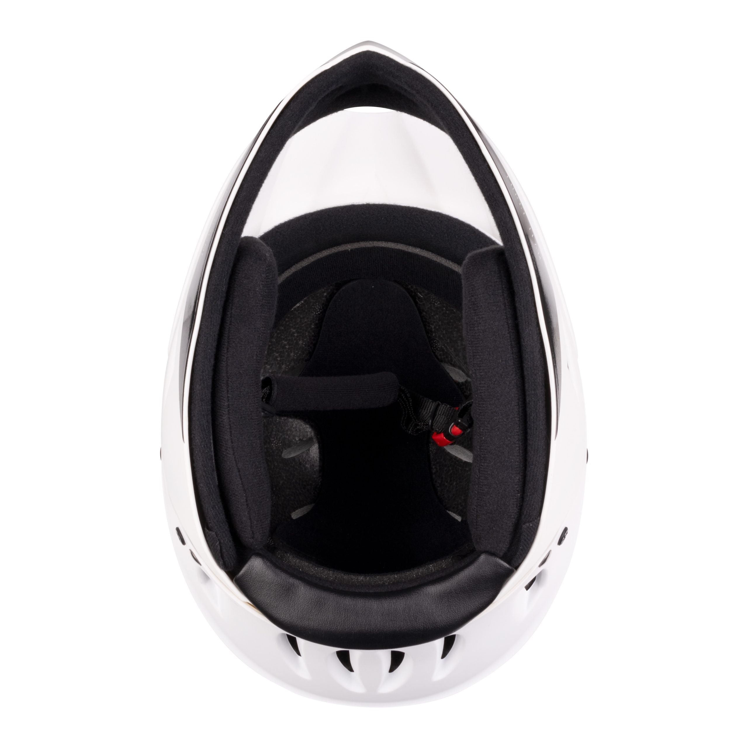 Casca Force Downhill Junior, alb mat S/M