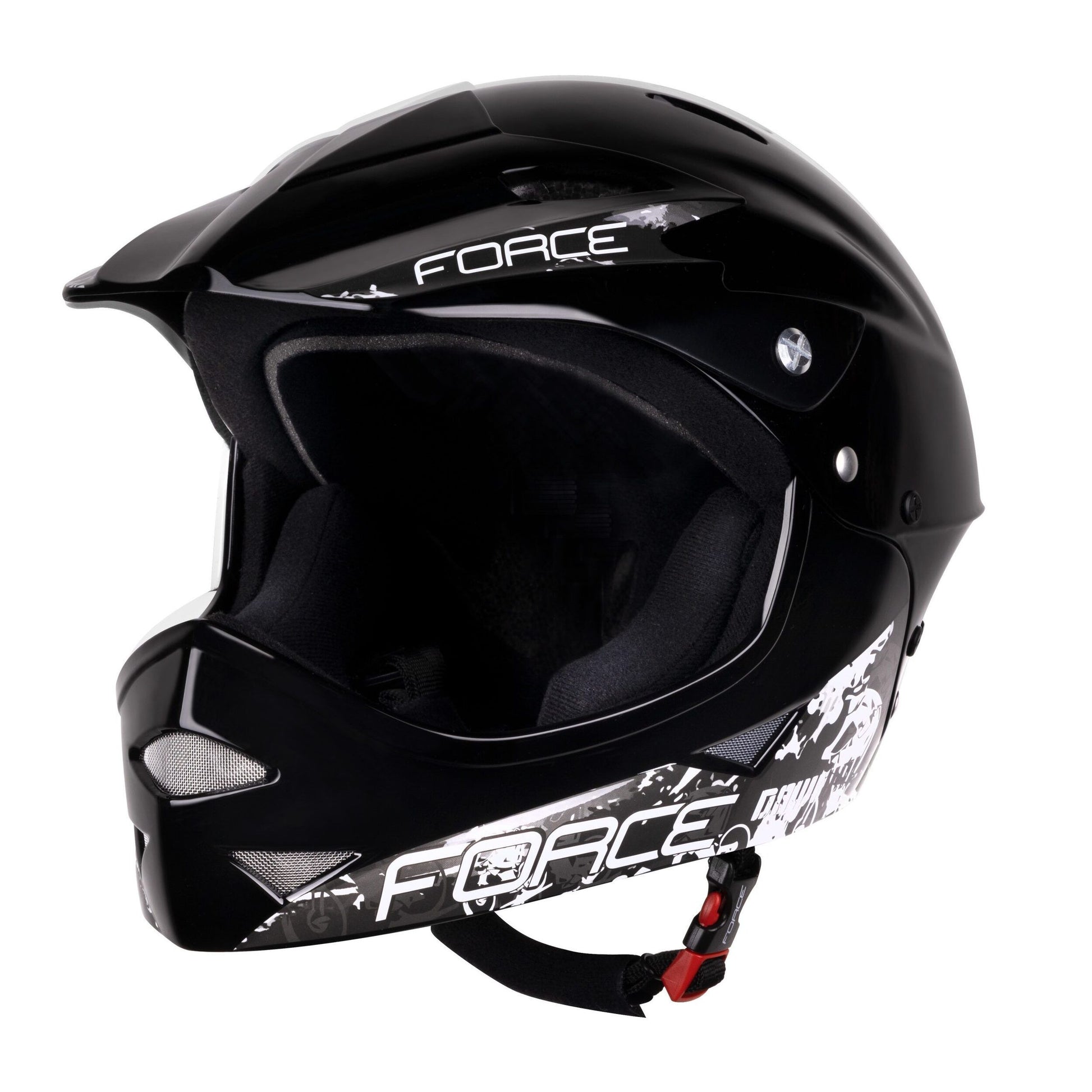 casca force downhill junior negru lucios s m 54 58 cm scaled