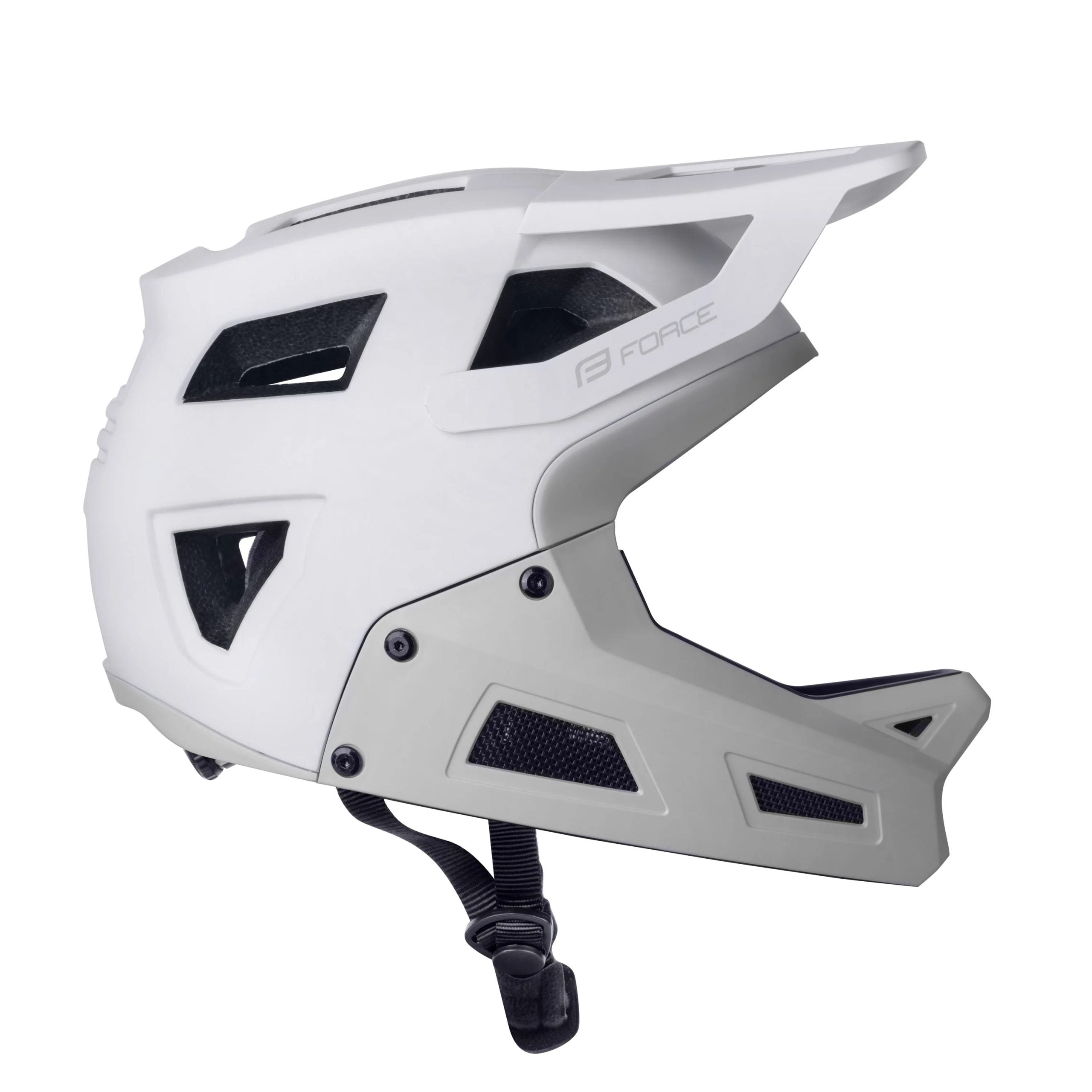 Casca Force DROP downhill, alb-gri XS-S