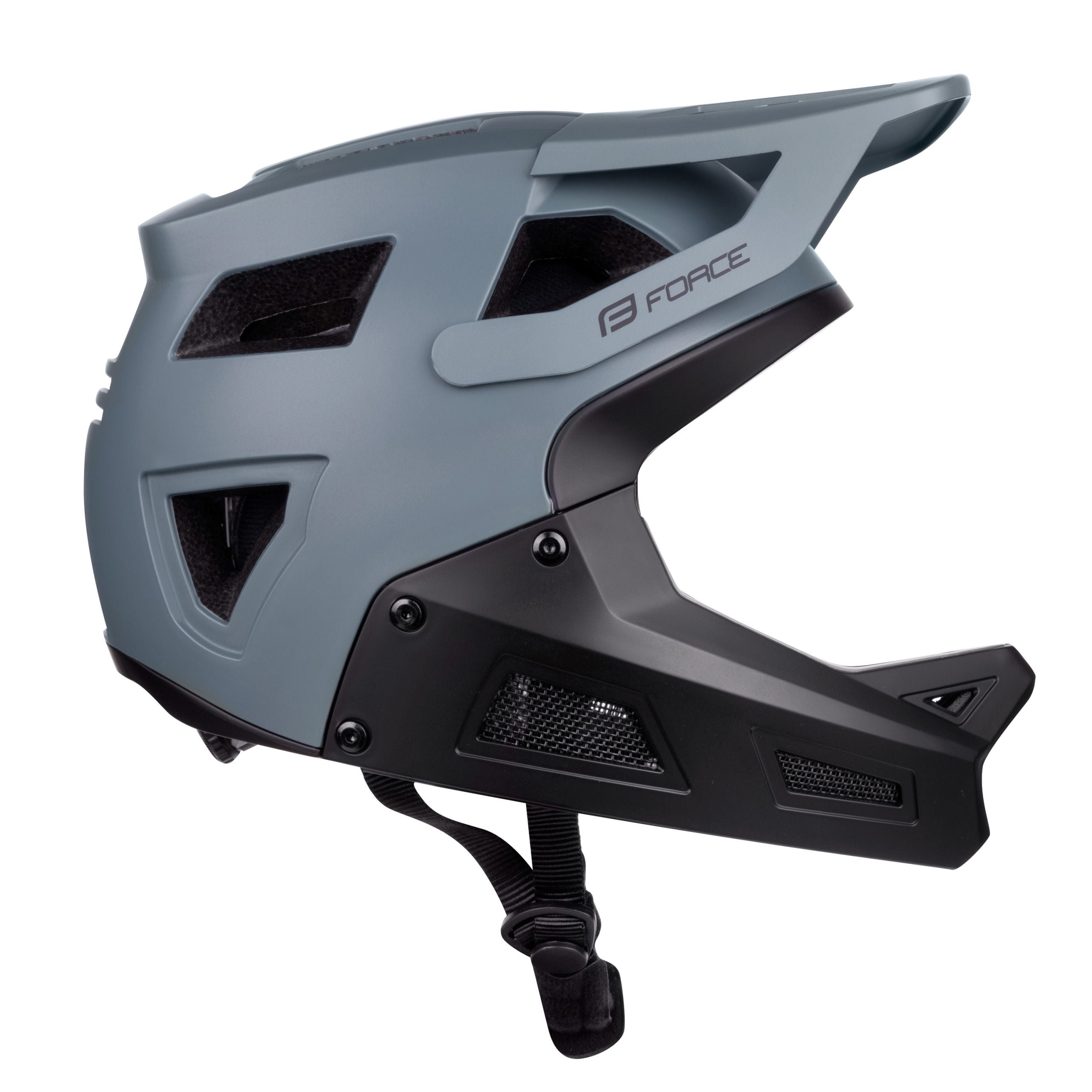 Casca Force DROP downhill, gri-negru L-XL