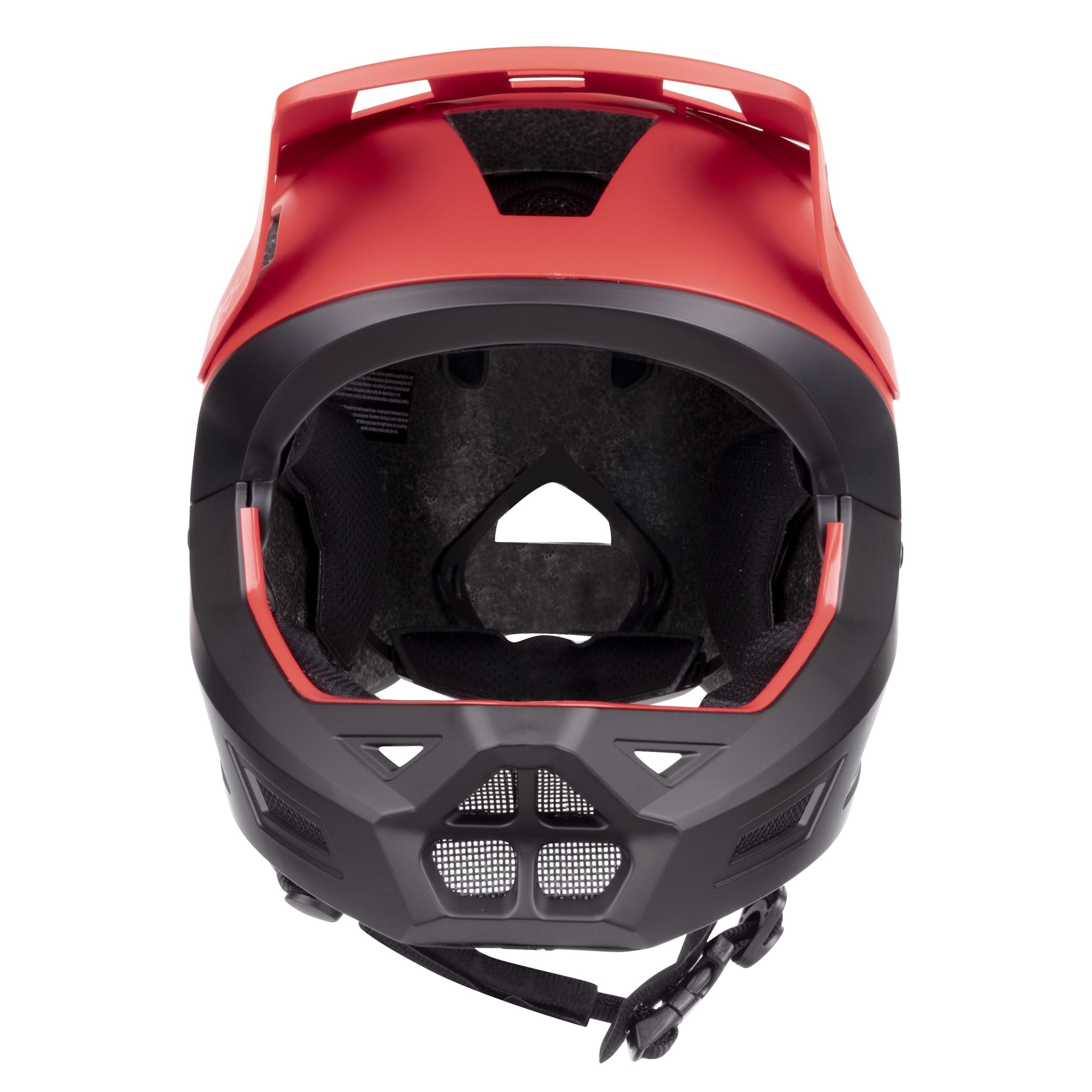Casca Force DROP downhill, rosu-negru S-M