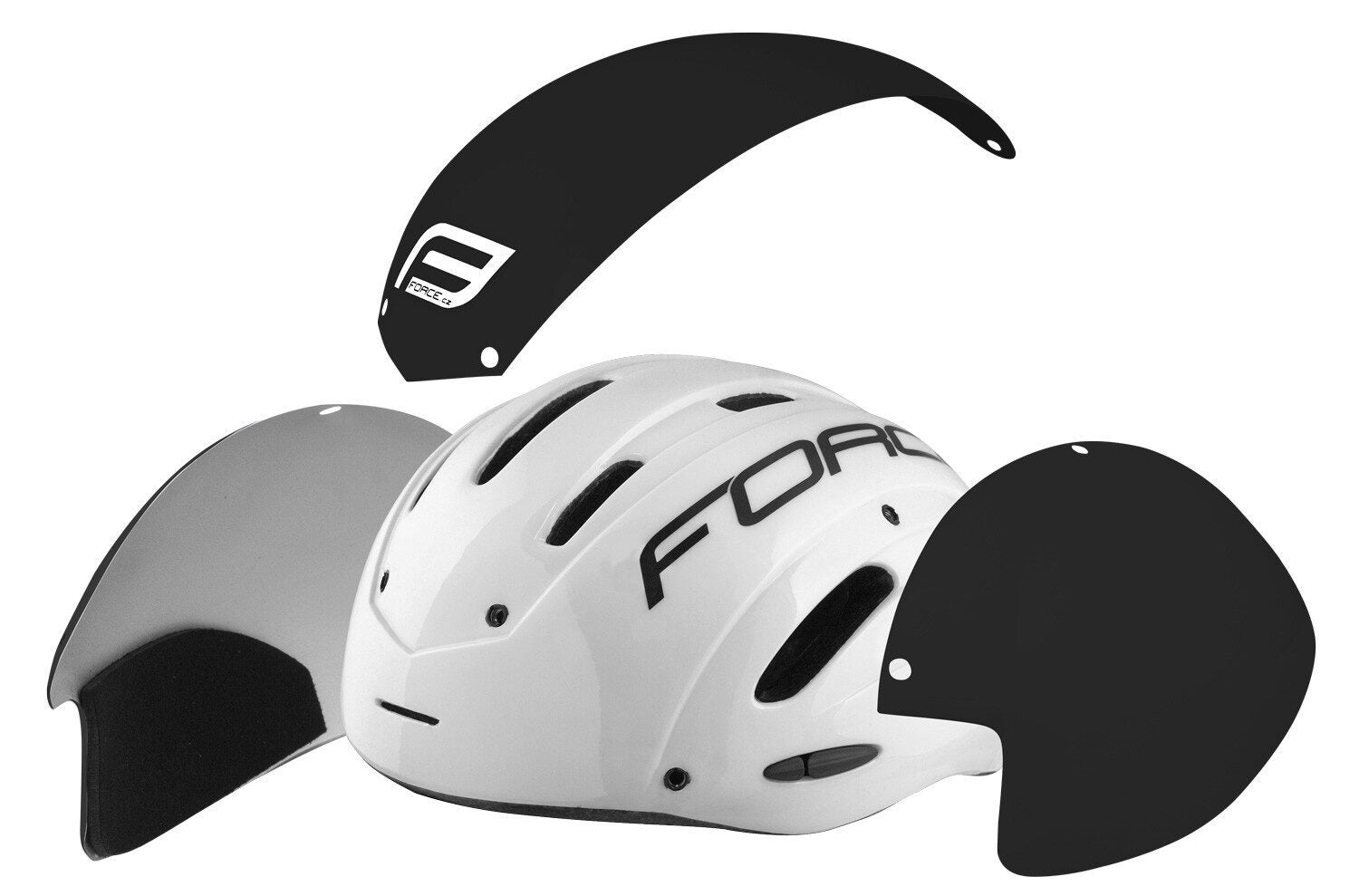 casca force globe air alb negru l xl 58 62 cm 9