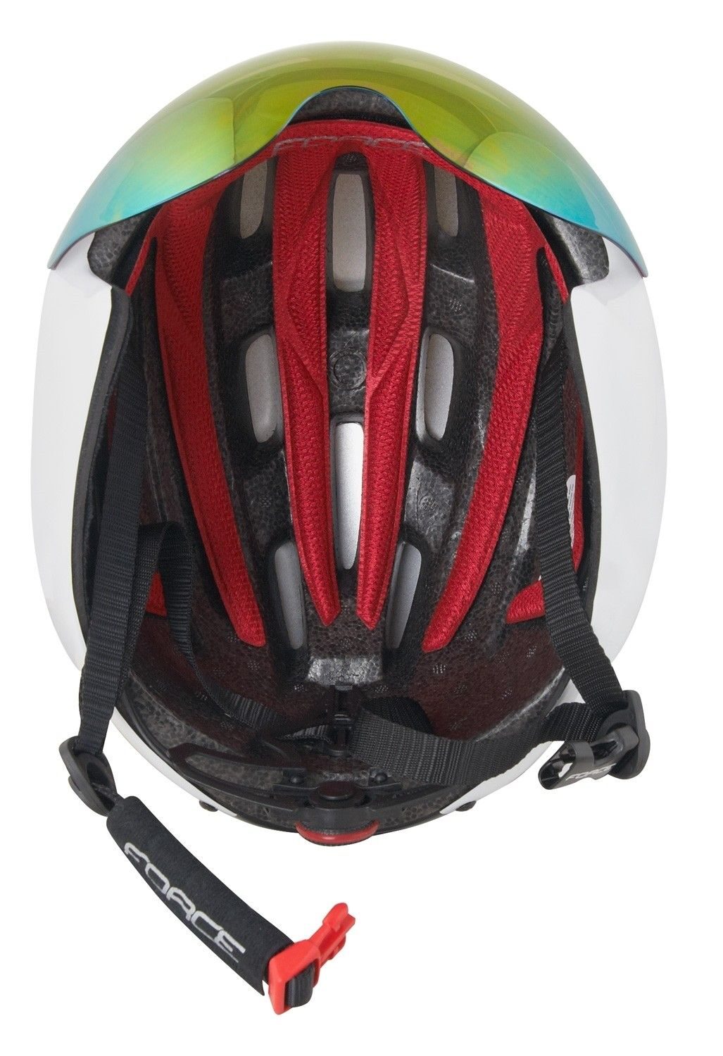 casca force globe timetrial alb negru l xl 58 62 cm 4