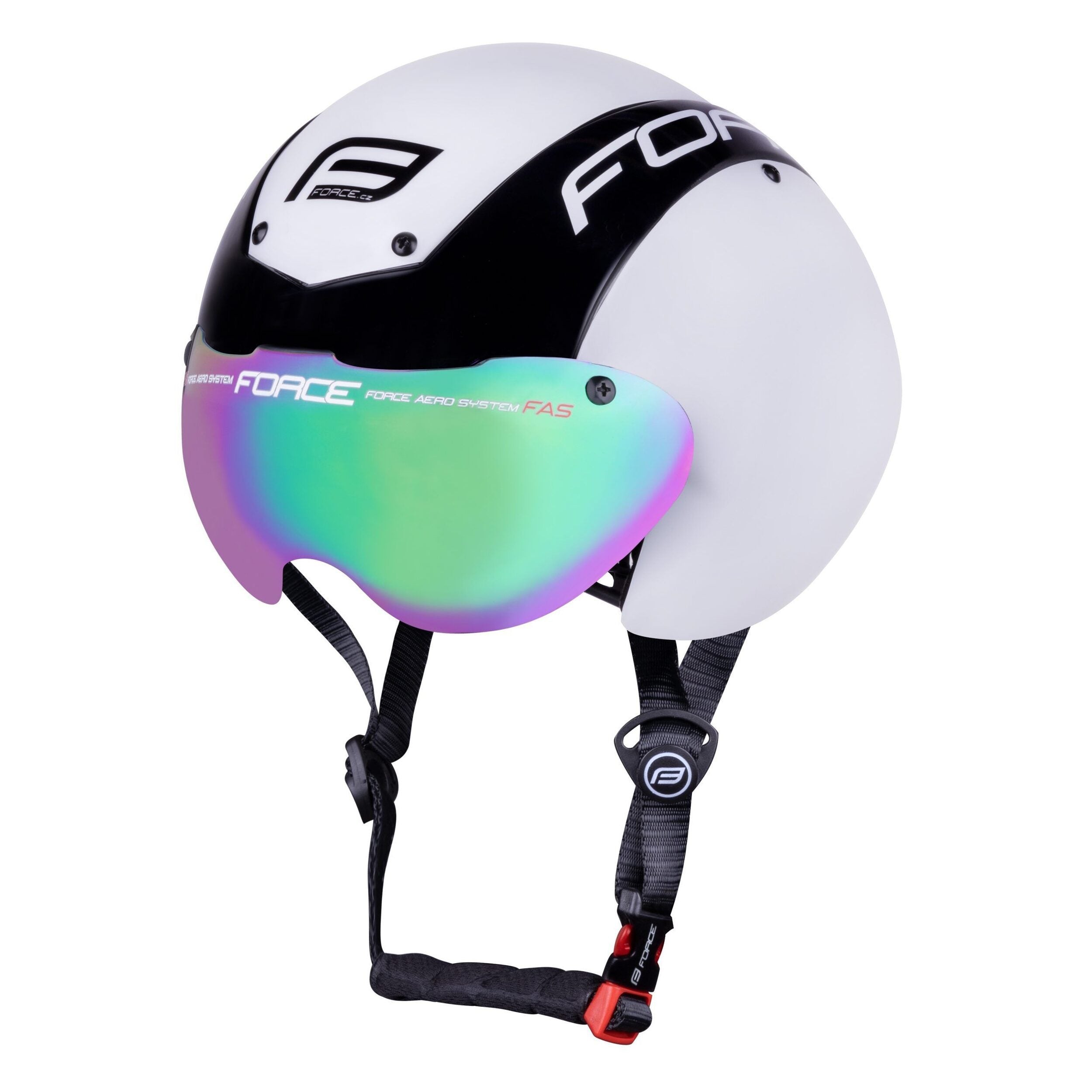 casca force globe timetrial alb negru l xl 58 62 cm scaled