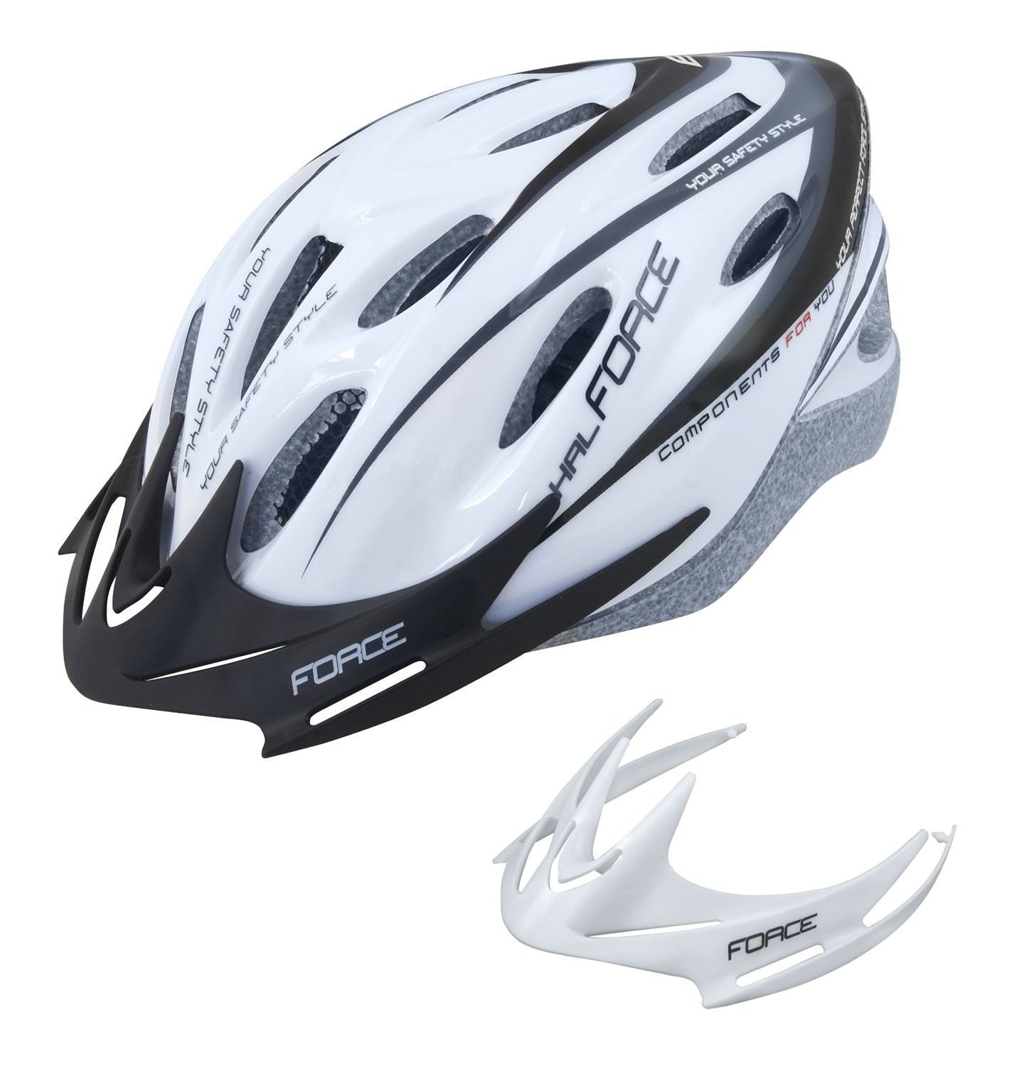 casca force hal alb negru s m 54 58 cm 4