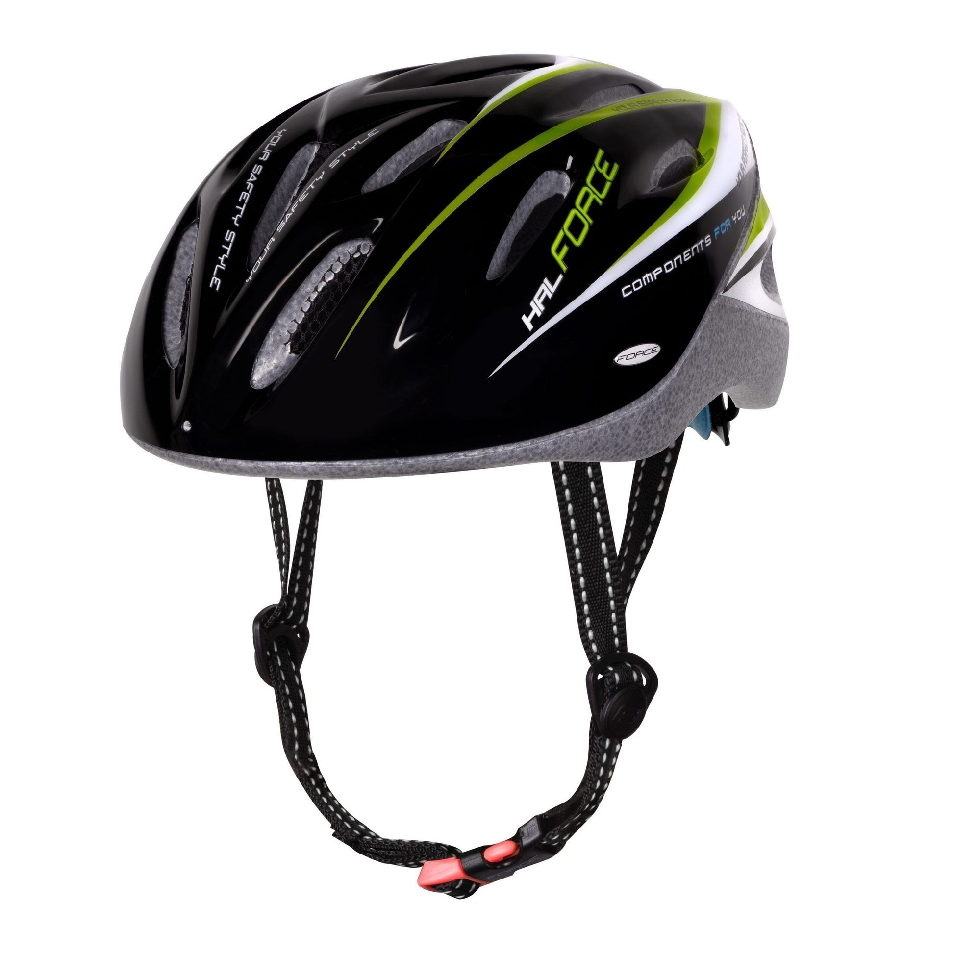 casca force hal black green white s m 54 58 cm scaled