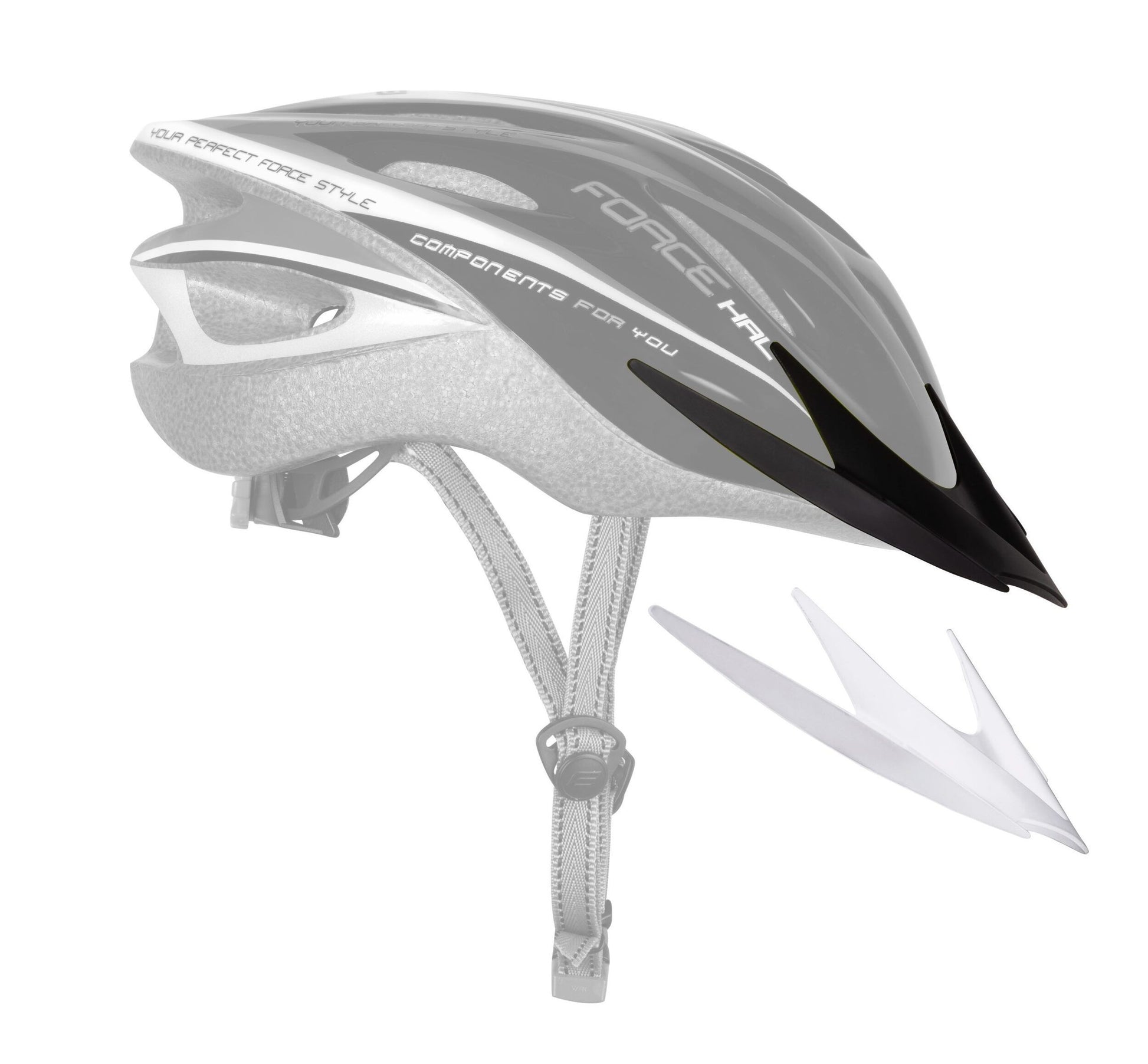 casca force hal black grey white xs s 48 54 cm 4 scaled