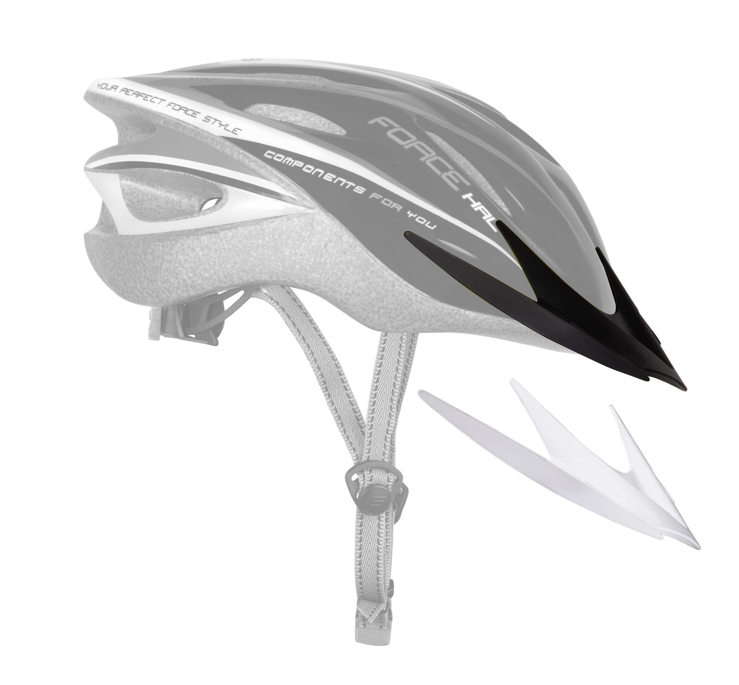 casca force hal black portocaliu white xs s 48 54 cm 4 scaled
