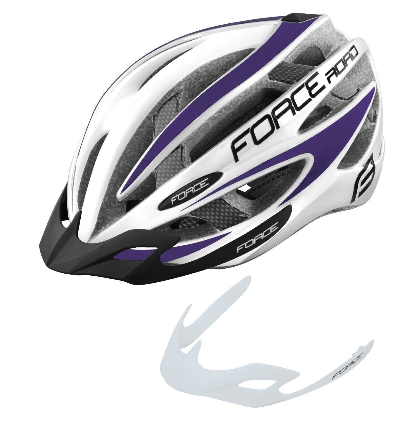 casca force road alb violet s m 54 58 cm 1