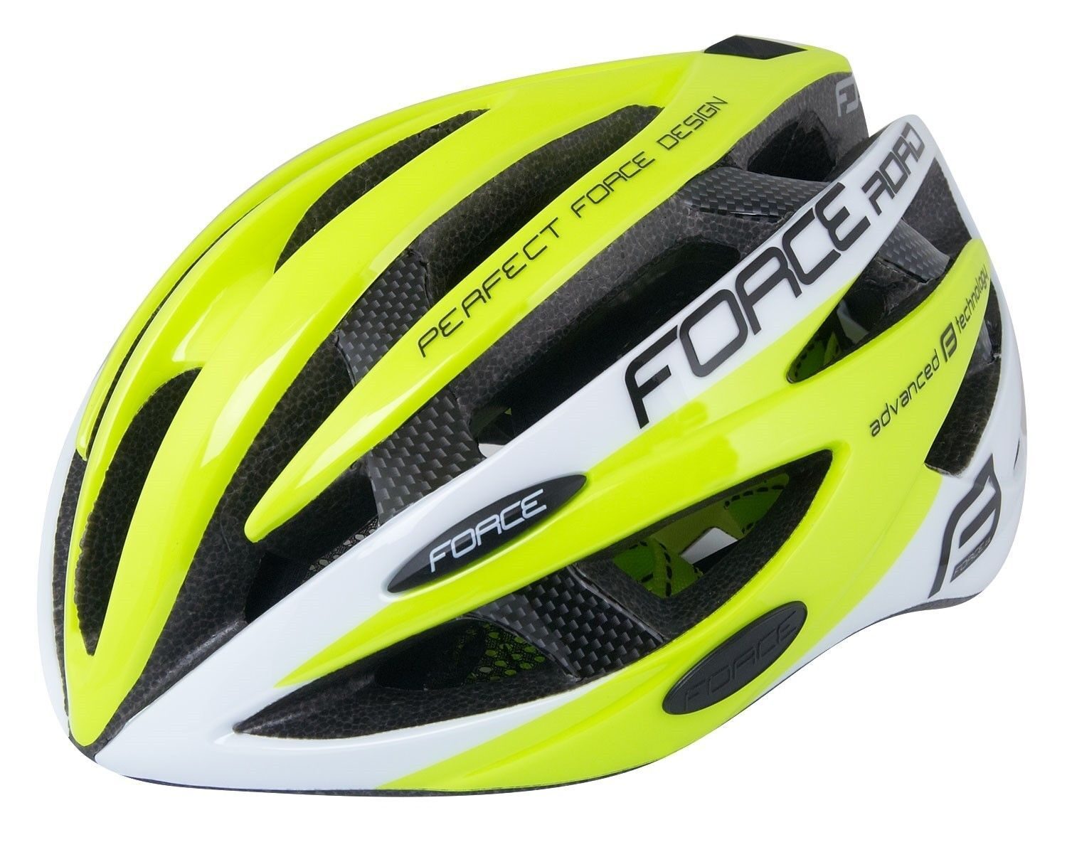 casca force road fluo alb l xl 58 63 cm