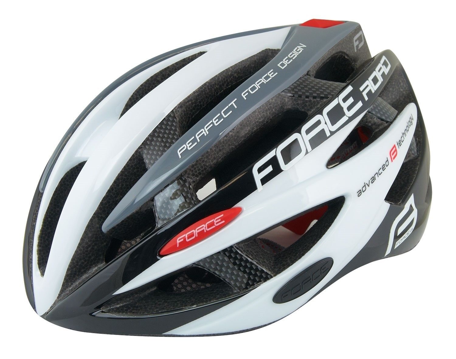 casca force road junior negru alb gri xs s 48 54 cm 3