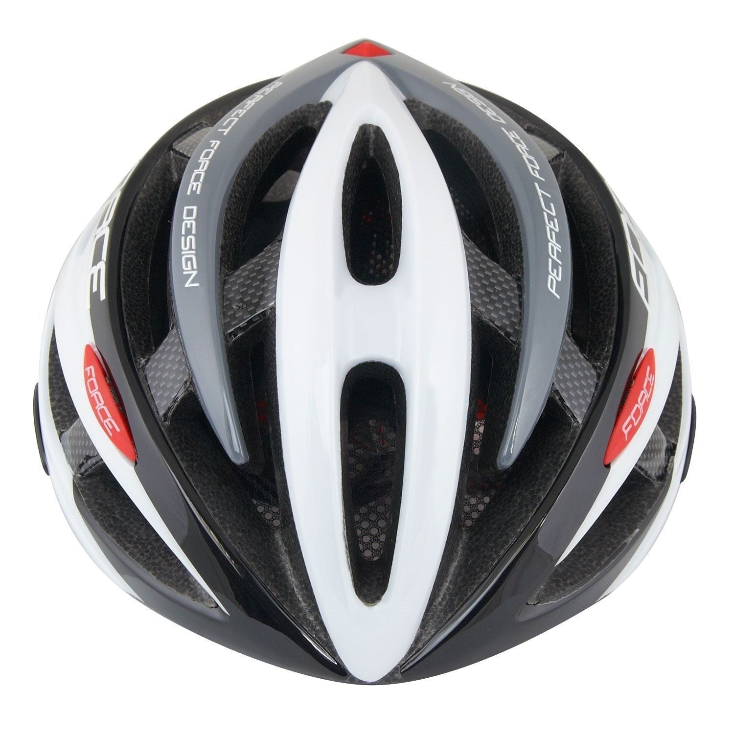 casca force road junior negru alb gri xs s 48 54 cm