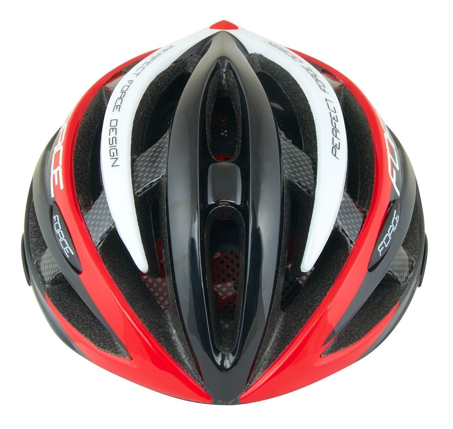 casca force road junior negru rosu alb xs s 48 54 cm 2