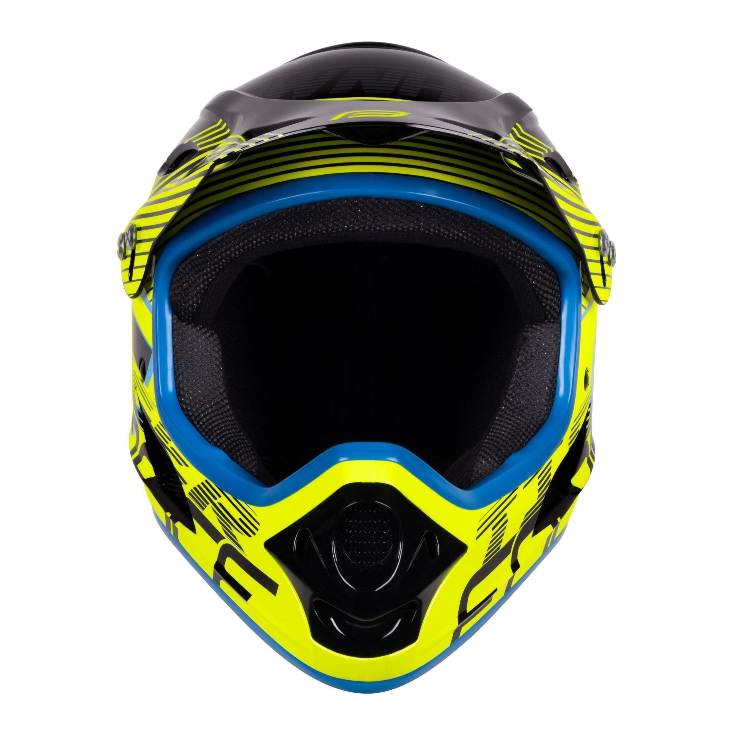 casca force tiger downhill black fluo blue l xl 59 61 cm 3 scaled