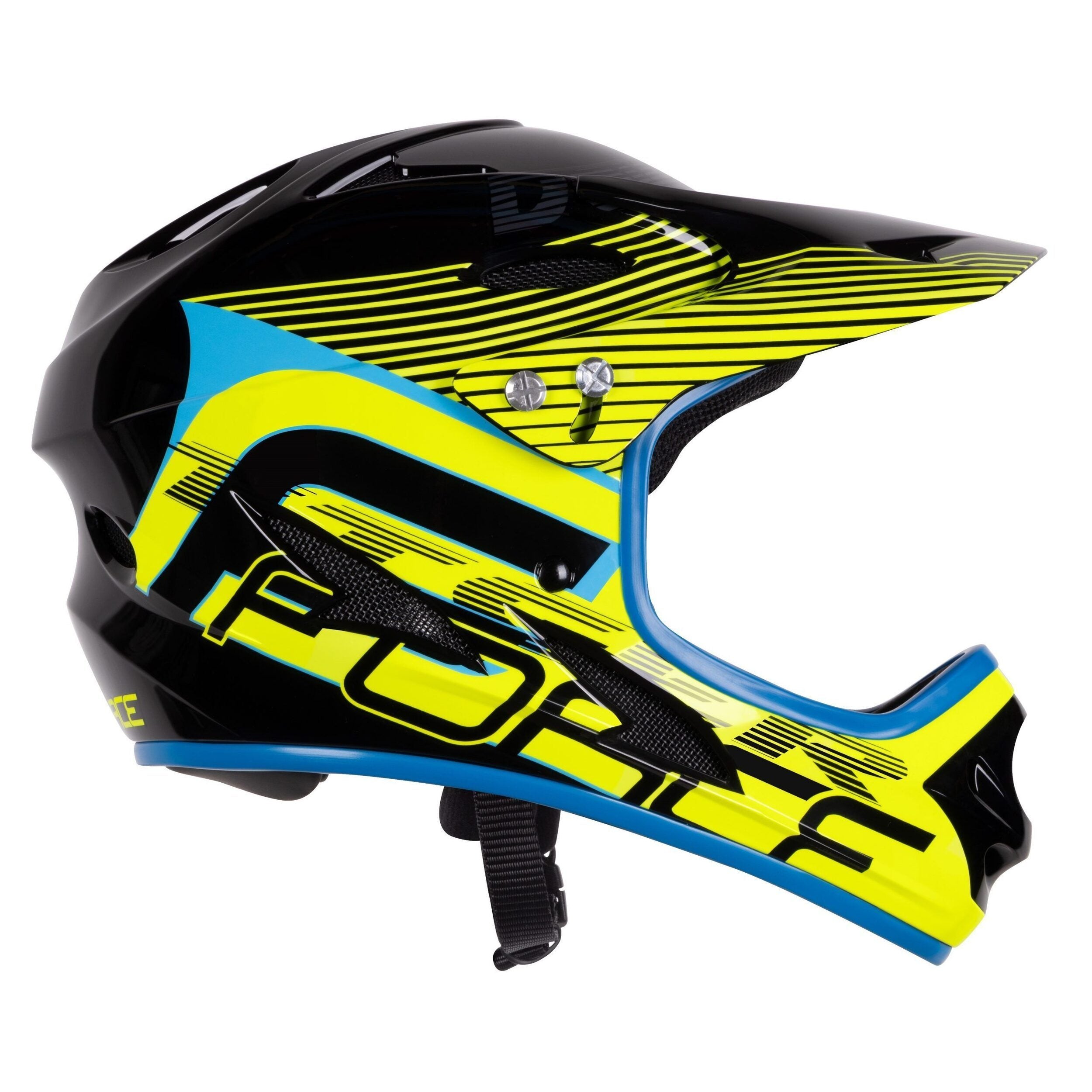 casca force tiger downhill black fluo blue s m 57 58 cm 2 scaled