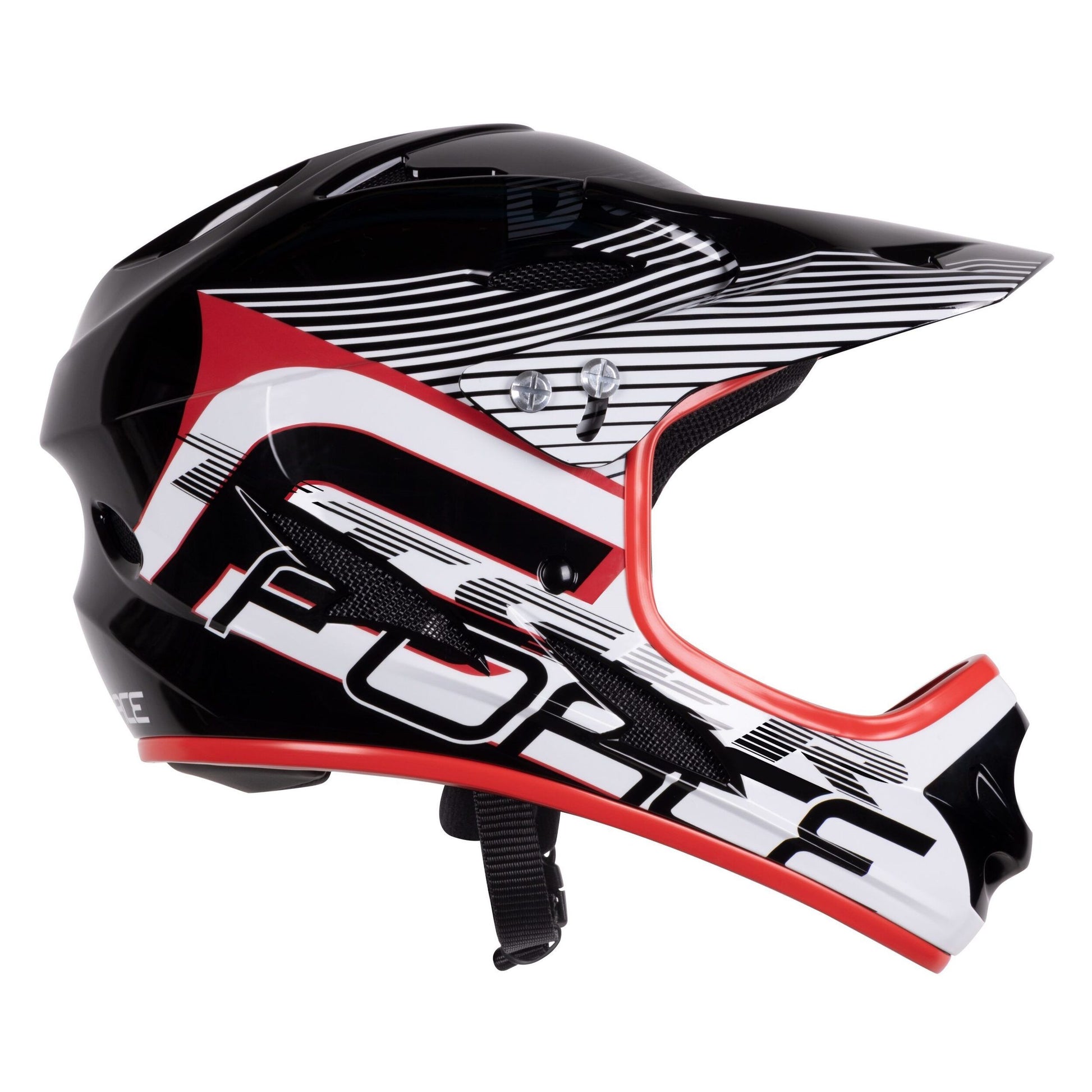 casca force tiger downhill black red white l xl 59 61 cm 2 scaled
