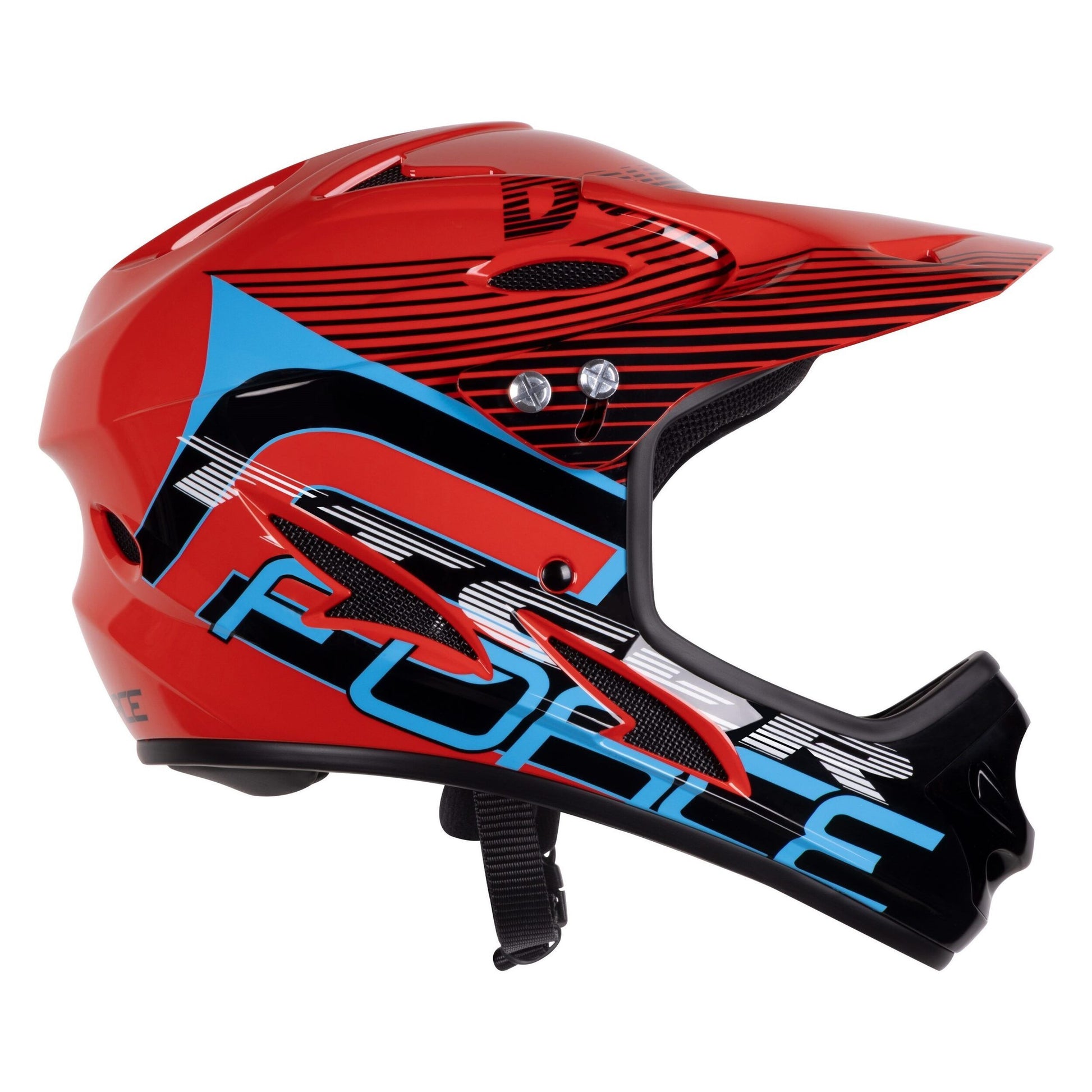 casca force tiger downhill red black bleu l xl 59 61 cm 2 scaled