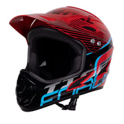 casca force tiger downhill red black bleu l xl 59 61 cm scaled