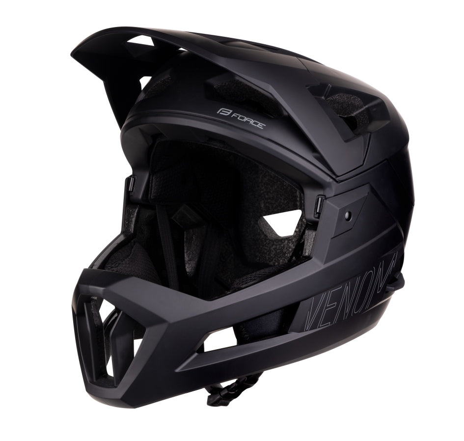 Casca Force Venom Downhill Black L-XL (57-61 cm)