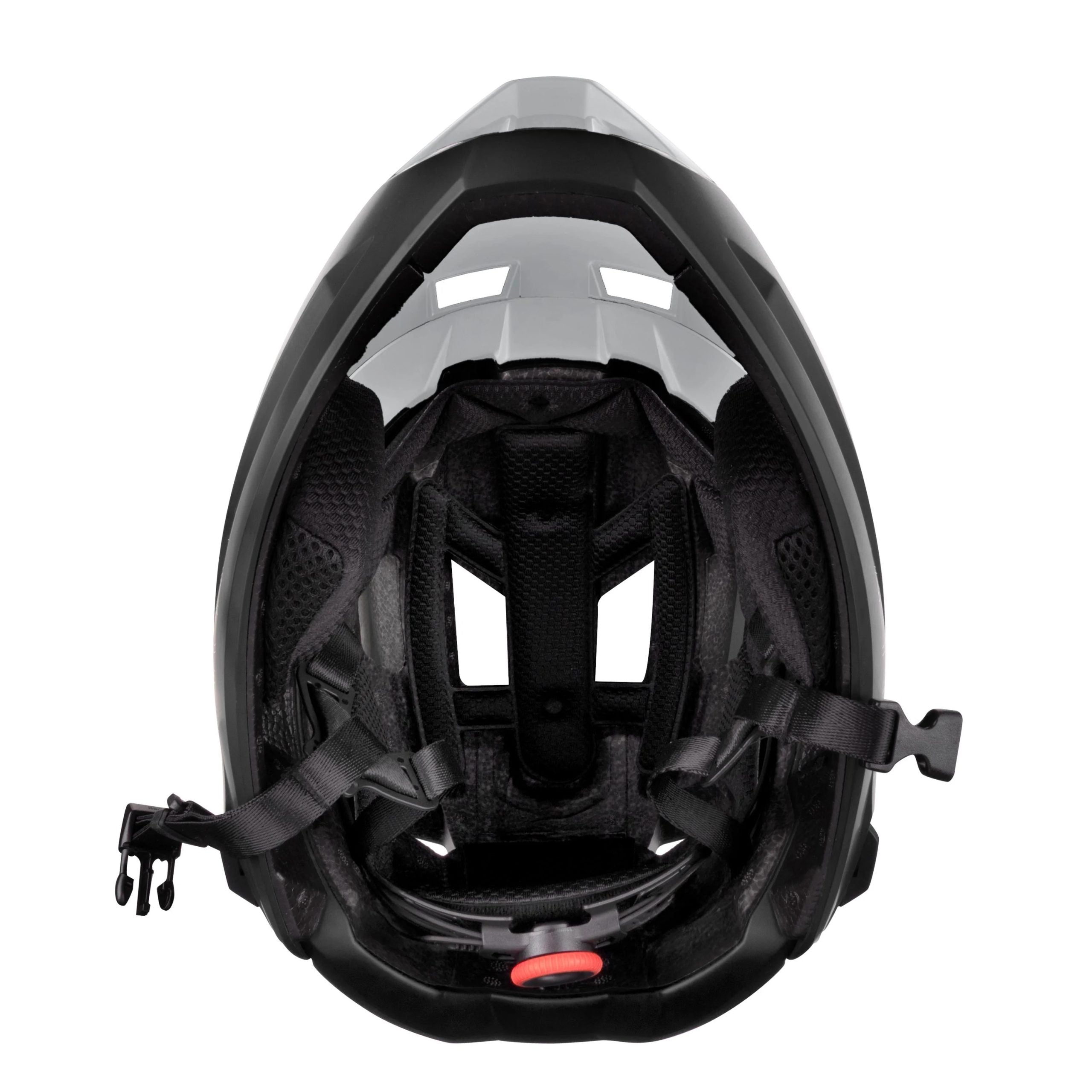 Casca Force VENOM downhill, gri-negru S-M