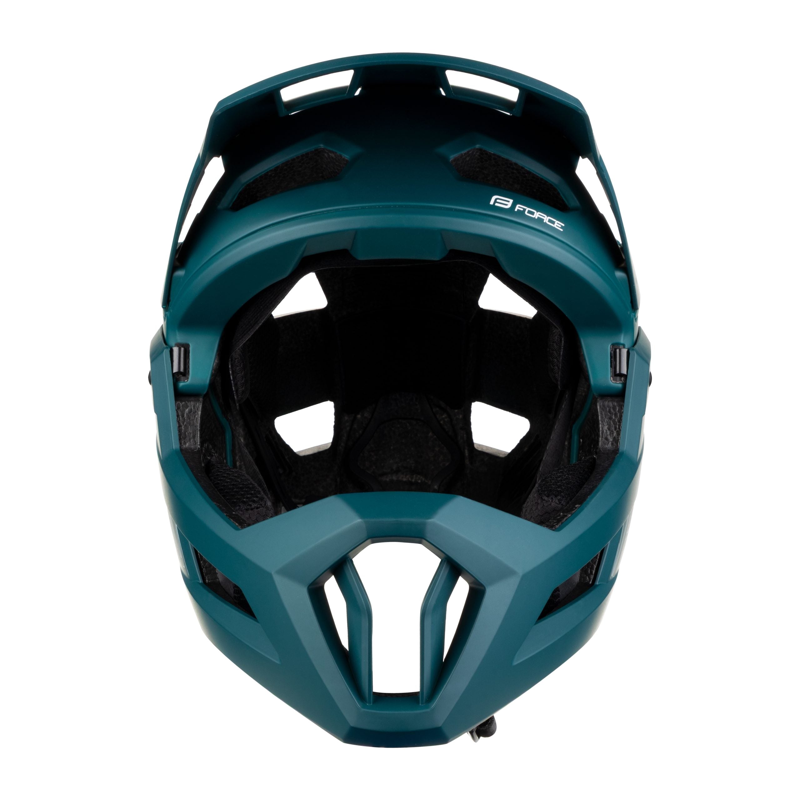 Casca Force VENOM downhill, turcoaz, S-M