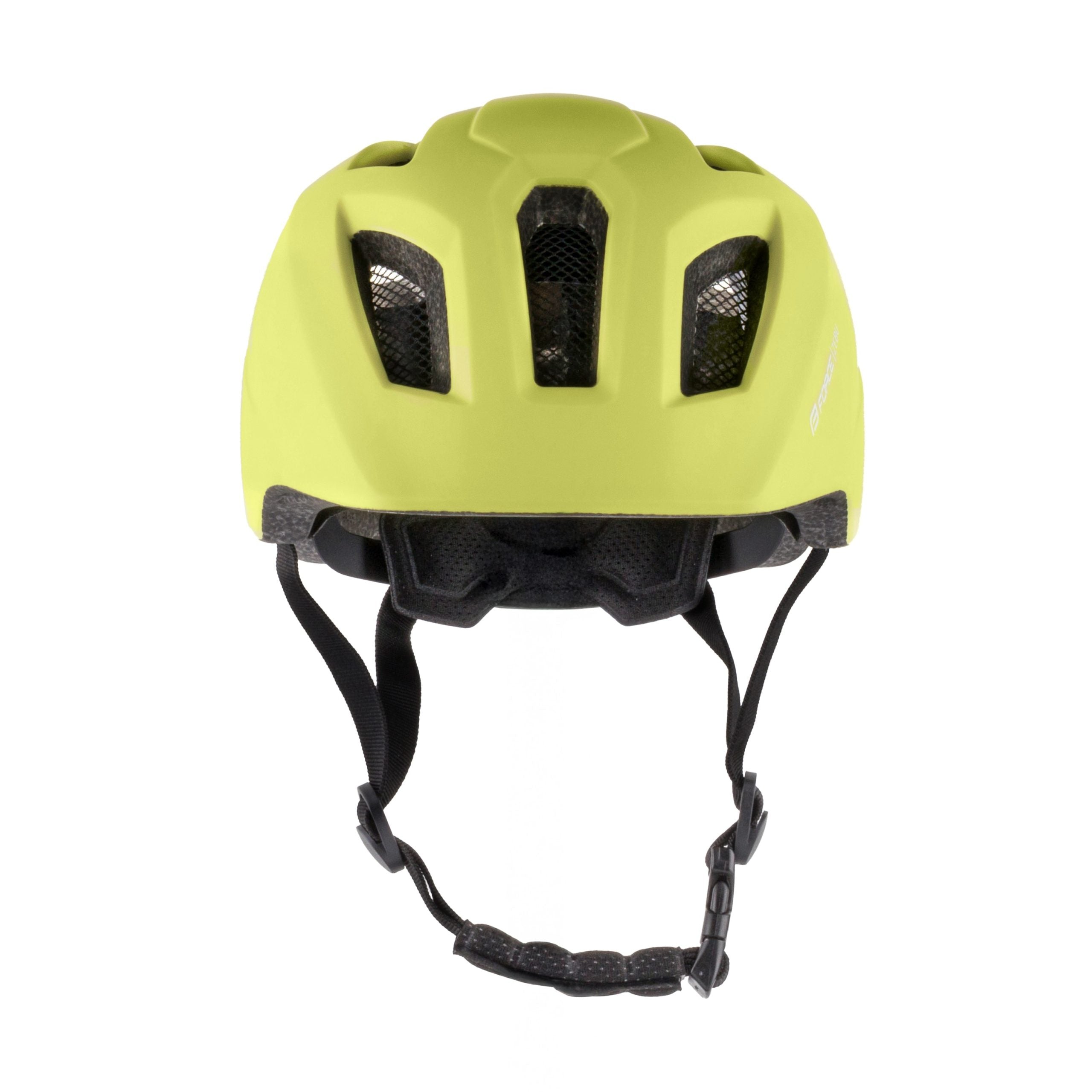 Casca Force Zebu cu lumina, lime S-M (51-56 cm)