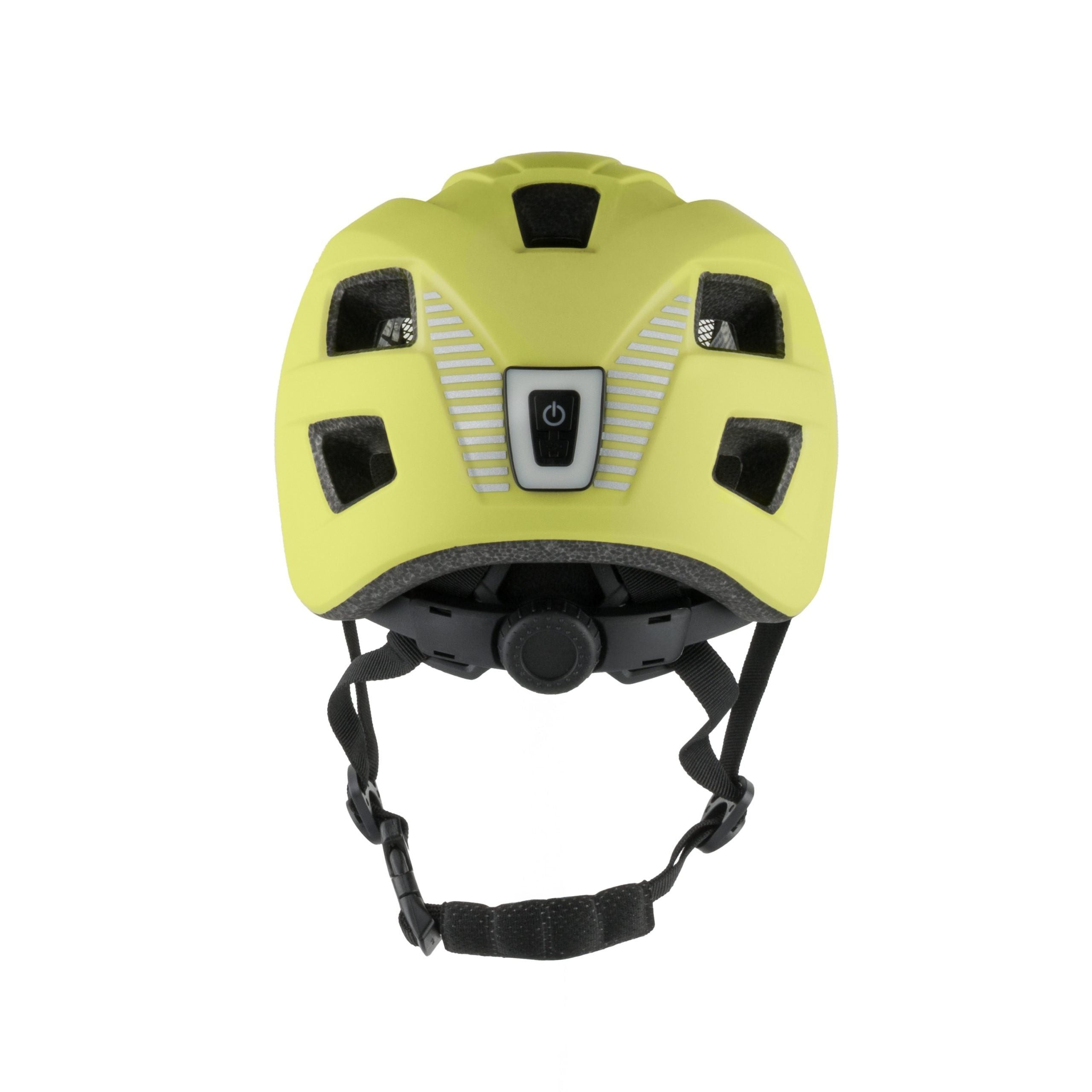 Casca Force Zebu cu lumina, lime S-M (51-56 cm)