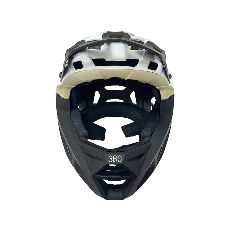 Casca full-face Integra Sport white - Military Green L (59-61 cm)