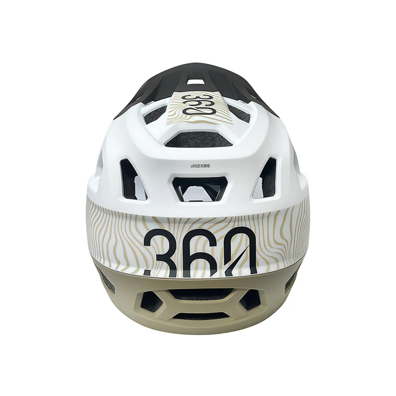 Casca full-face Integra Sport white - Military Green M (55-58 cm)